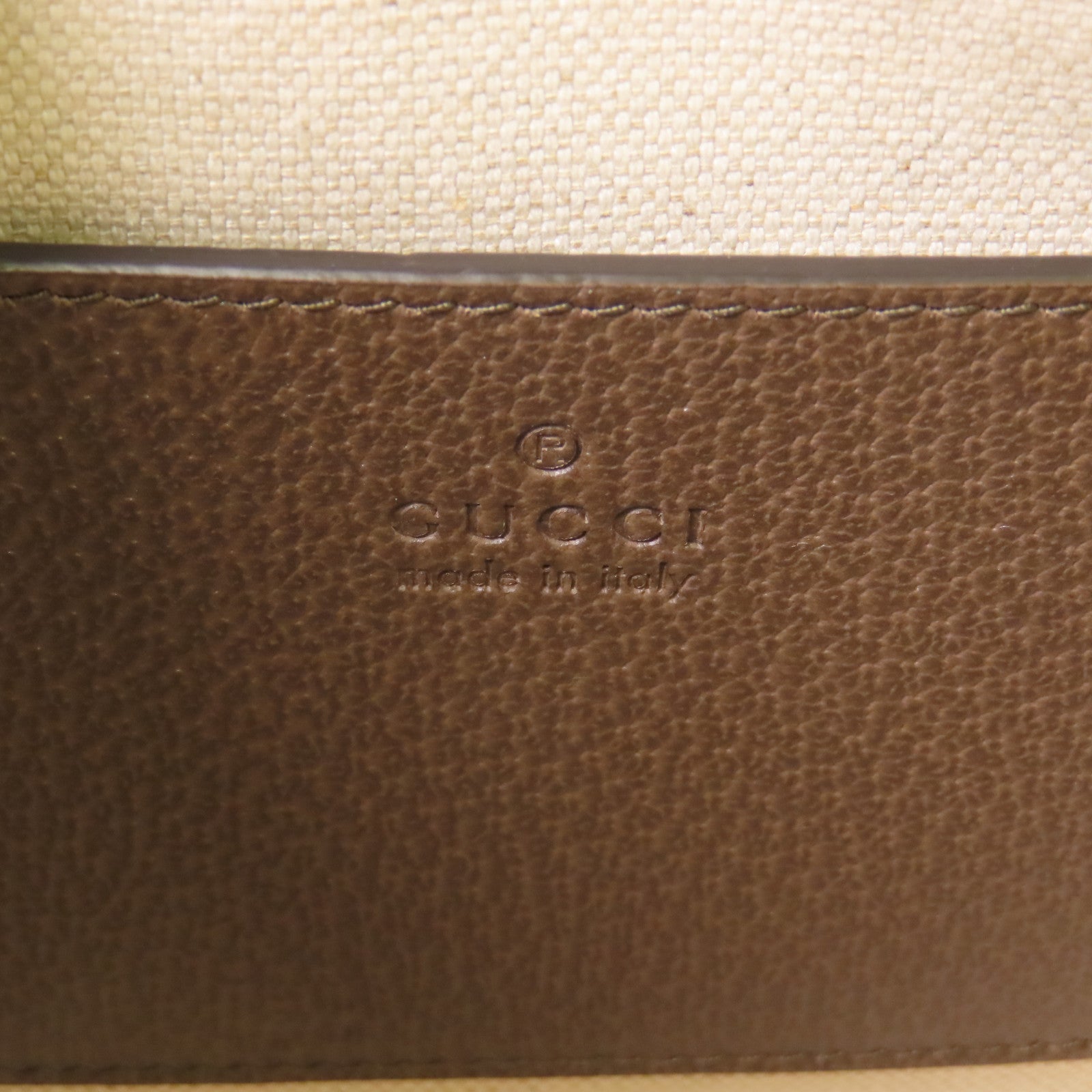 GUCCI 塗層帆布Ophidia GG Mini金扣手挽肩背兩用袋