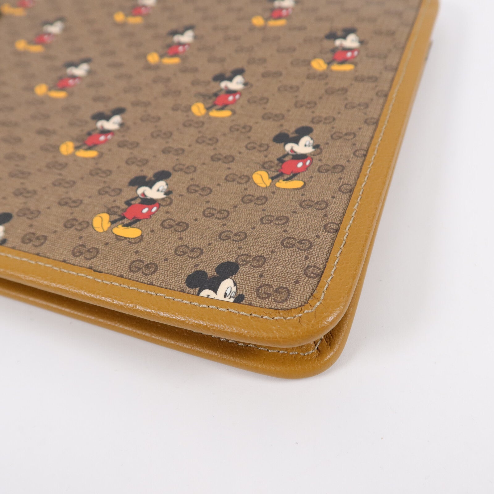 GUCCI 塗層帆布Disney Mini Vinage GG Supreme手拿包