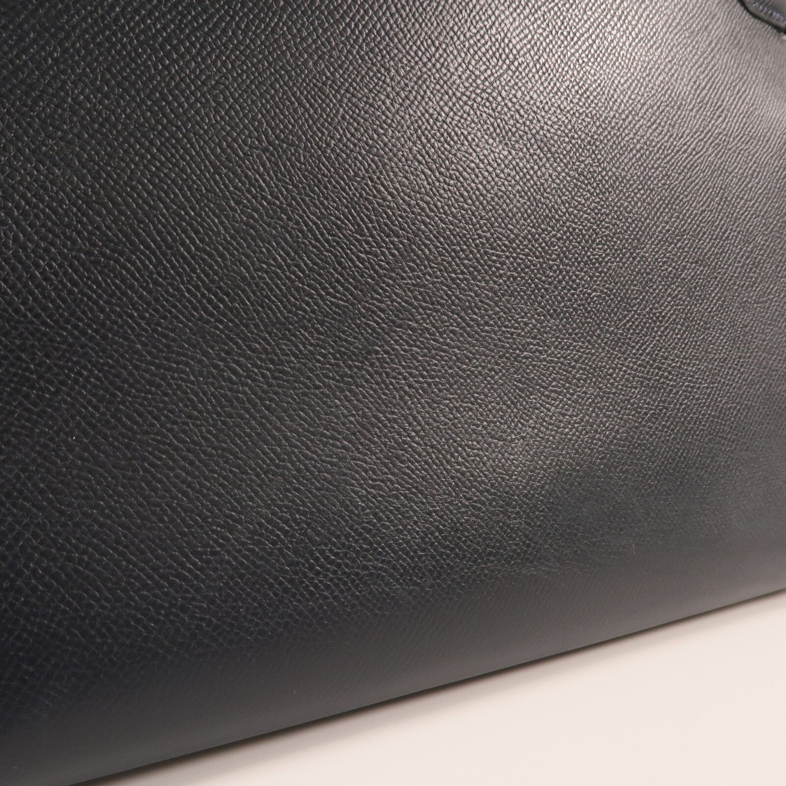 HERMES Epsom皮革Kelly 28金扣手挽肩背兩用袋Bleu Saphir