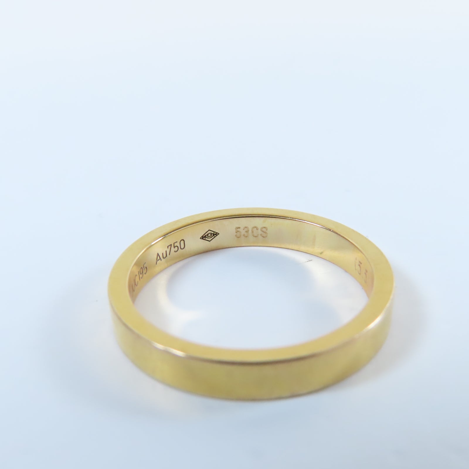 CARTIER 【激減優惠】18K玫瑰金Fine Shank Ring戒指Cartier#53/US#6.25