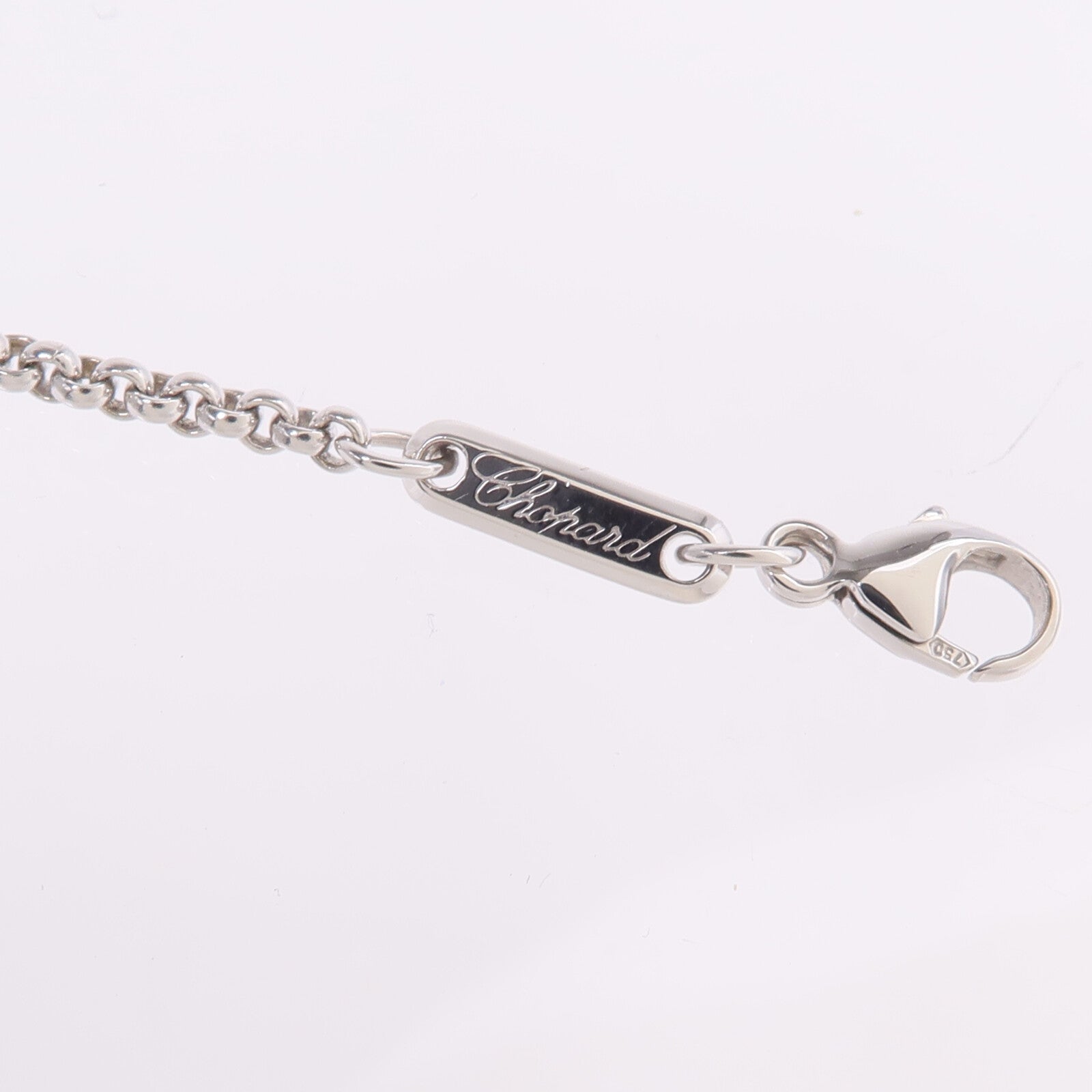 Chopard 18K白金Happy Spirit Diamond Necklace鑽石項鍊