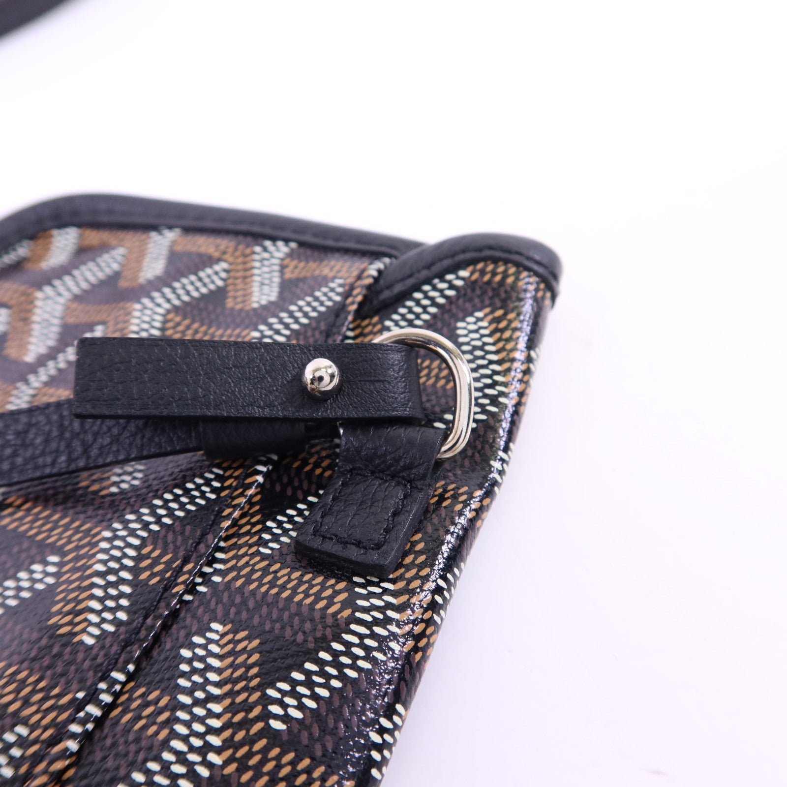 GOYARD 塗層帆布Saint Louis PM銀扣手挽袋