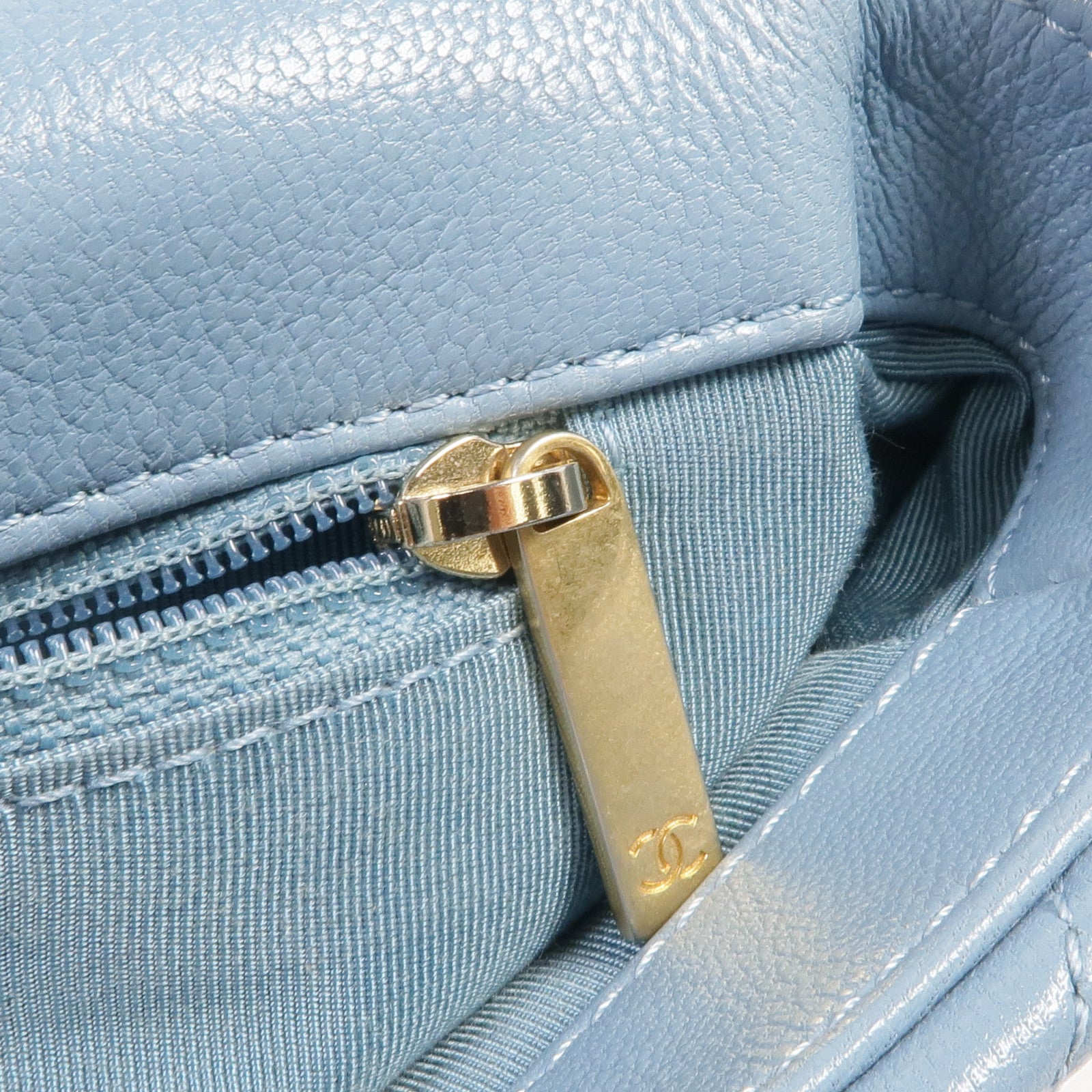 CHANEL 羊皮皮革C19 Small手挽肩背兩用袋