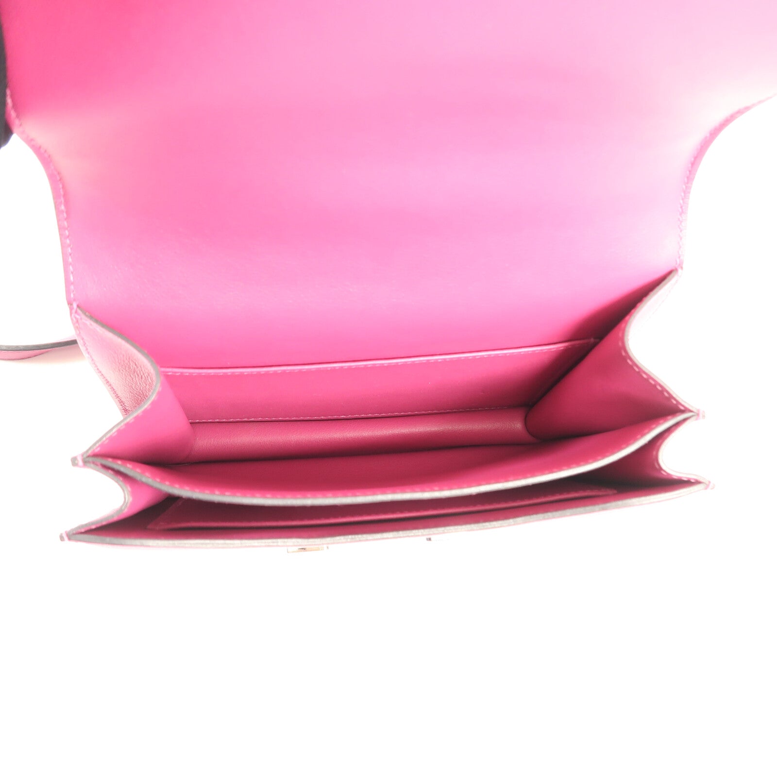 HERMES Swift皮革Constance Mini銀扣肩背袋