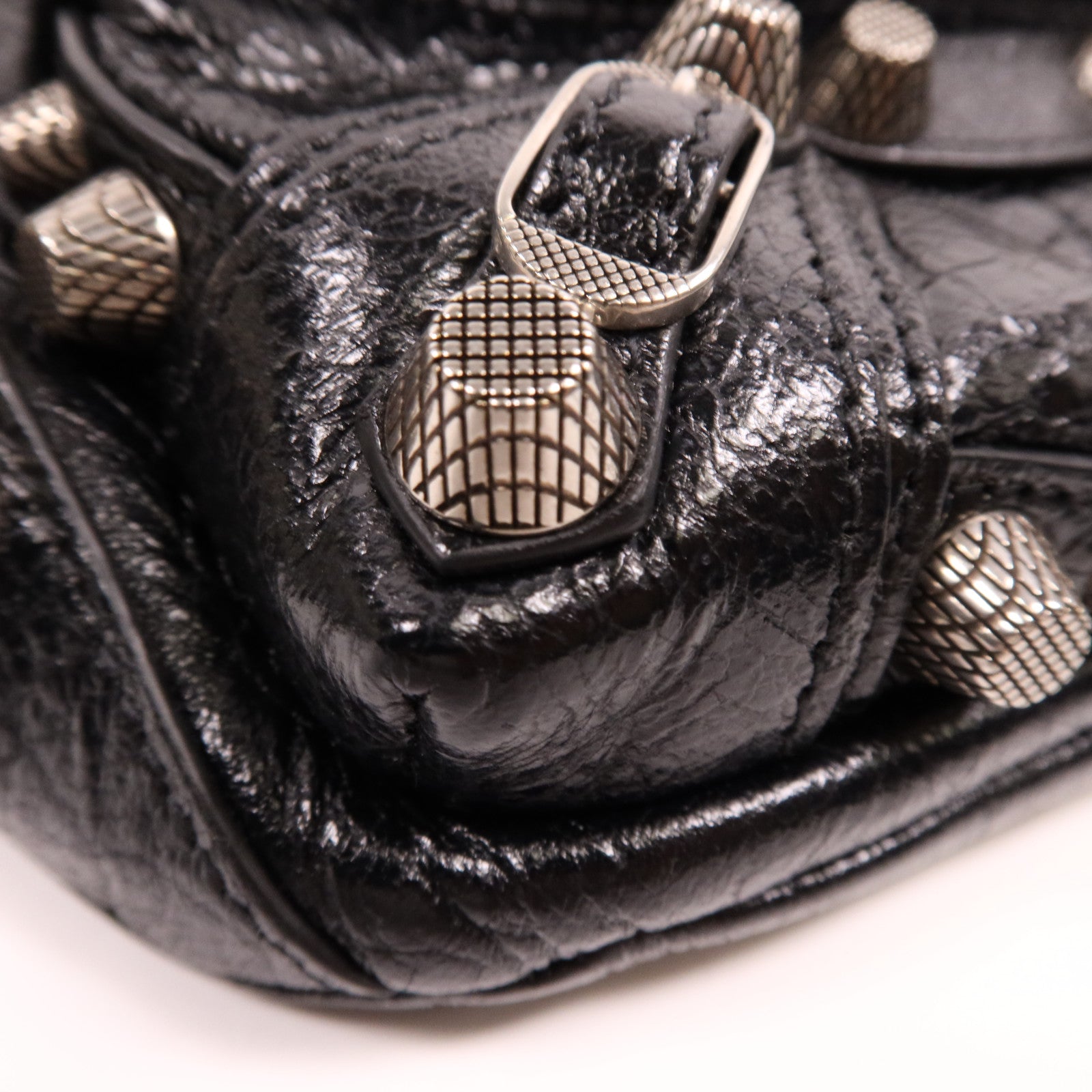 BALENCIAGA 牛皮皮革Cagole Belt Pack銀扣腰包