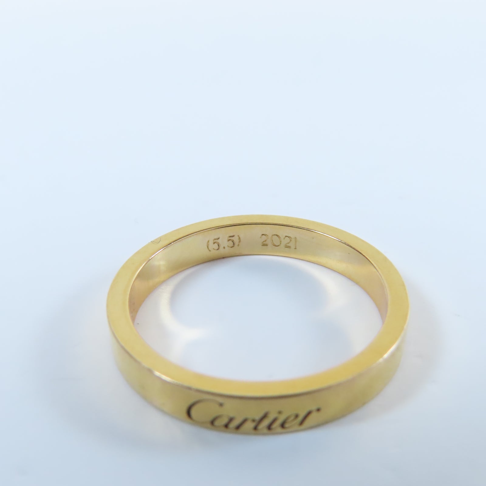 CARTIER 【激減優惠】18K玫瑰金Fine Shank Ring戒指Cartier#53/US#6.25