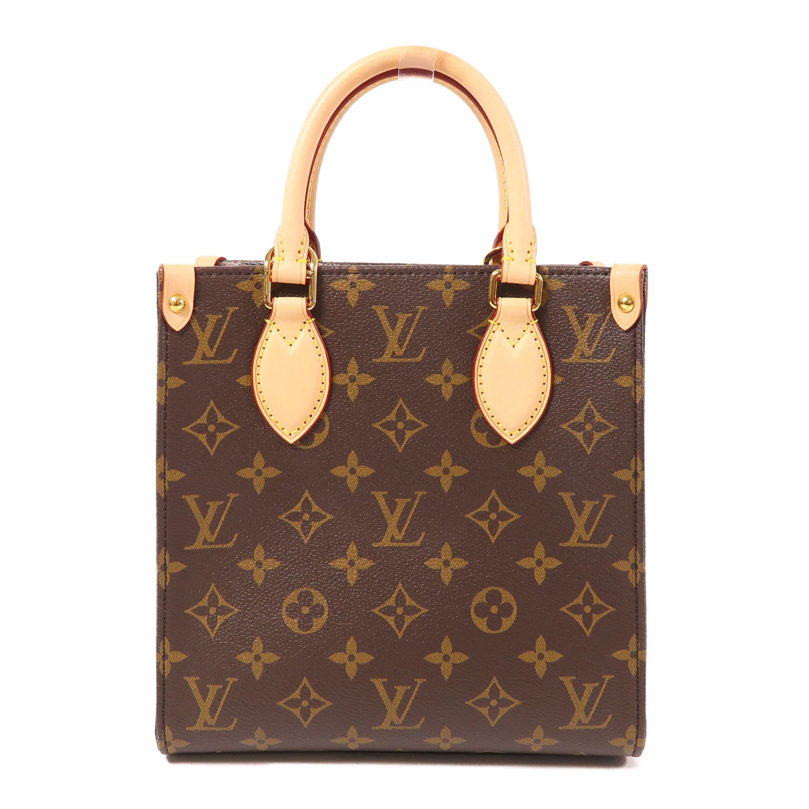 LOUIS VUITTON LV GHW Sac Plat BB 2 Way Shoulder Bag M46265 Monogram Brown
