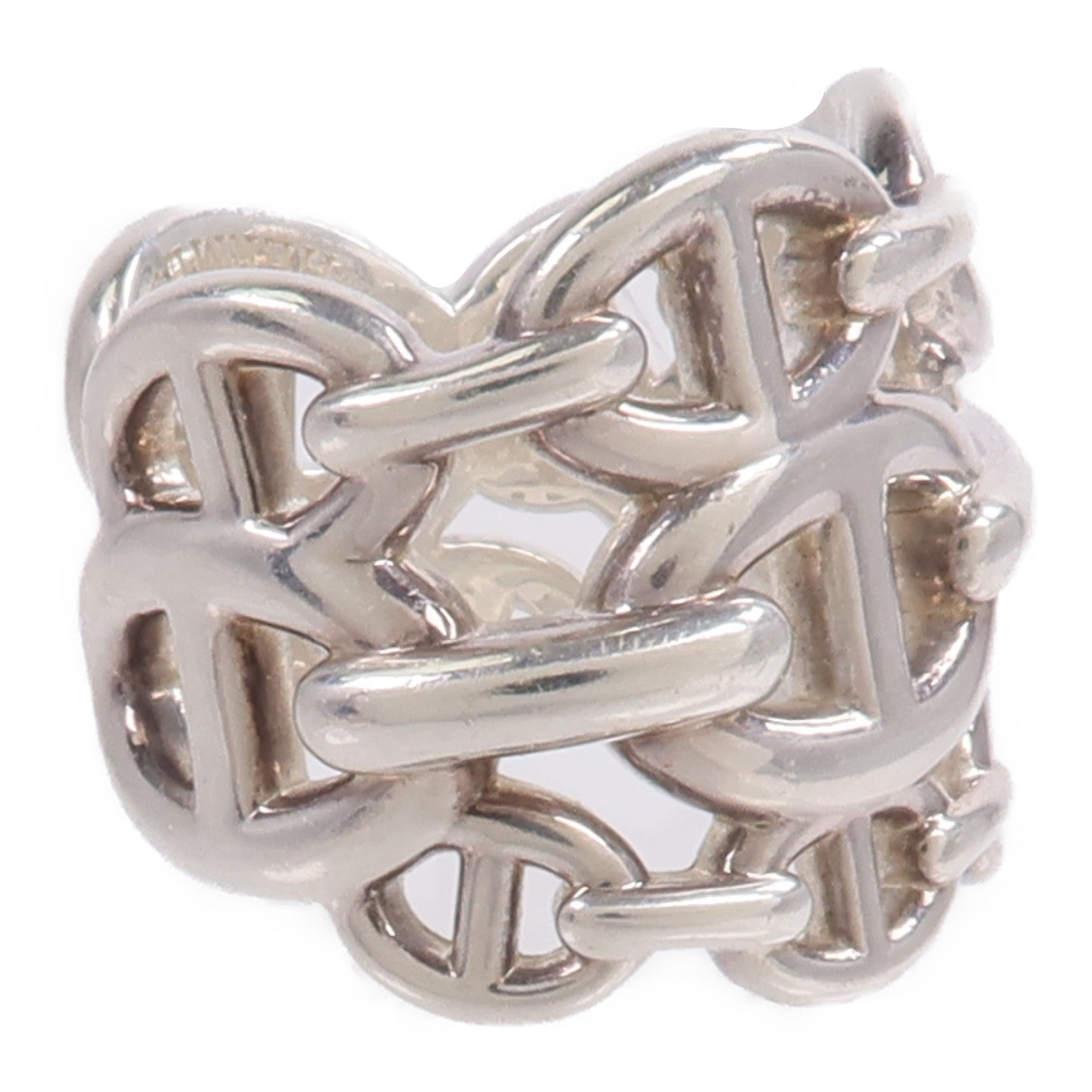 HERMES 925純銀Chaine d'ancre Enchainee Ring戒指
