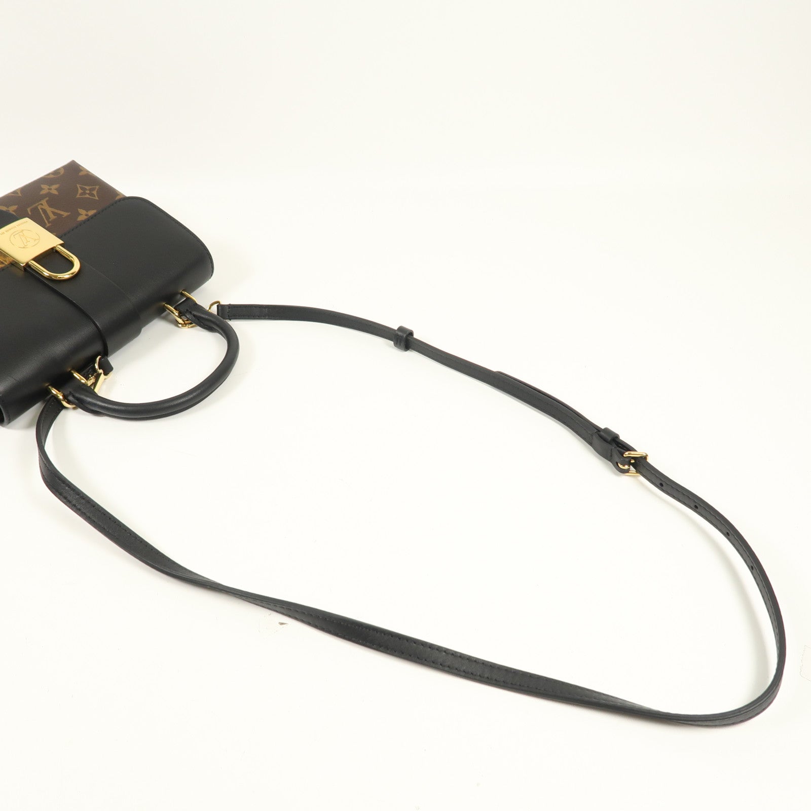 LOUIS VUITTON LV GHW Locky BB 2way Shoulder Handbag M44141 Monogram Brown/Black