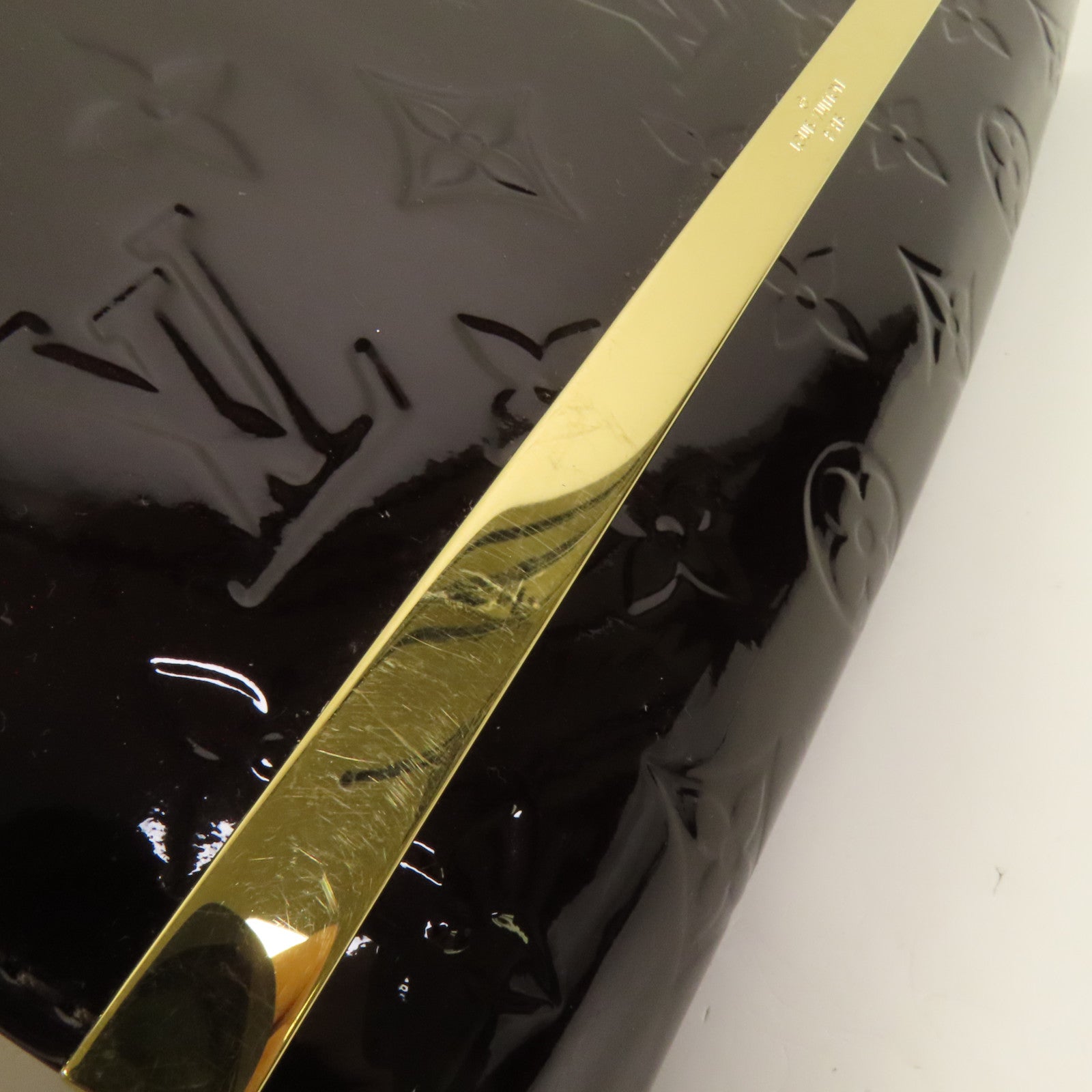 LOUIS VUITTON Monogram Vernis Ana金扣肩背袋