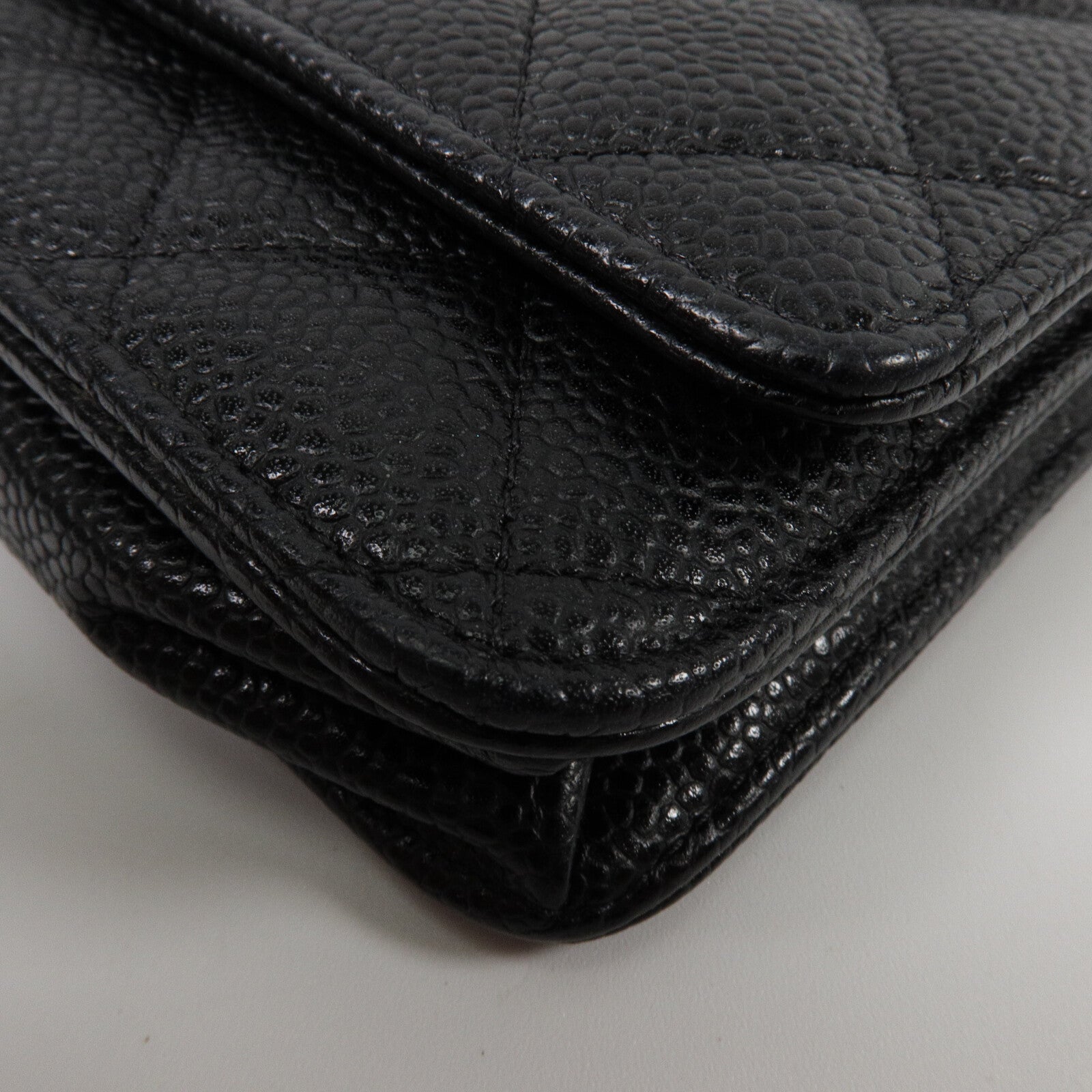 CHANEL 牛皮皮革Wallet On Chain鏈帶肩背袋