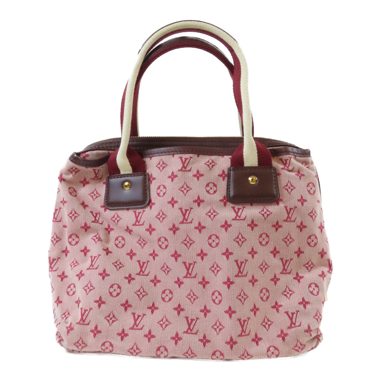 LOUIS VUITTON 【激減優惠】Monogram Mini Sac Marie Kate金扣手挽袋粉紅色