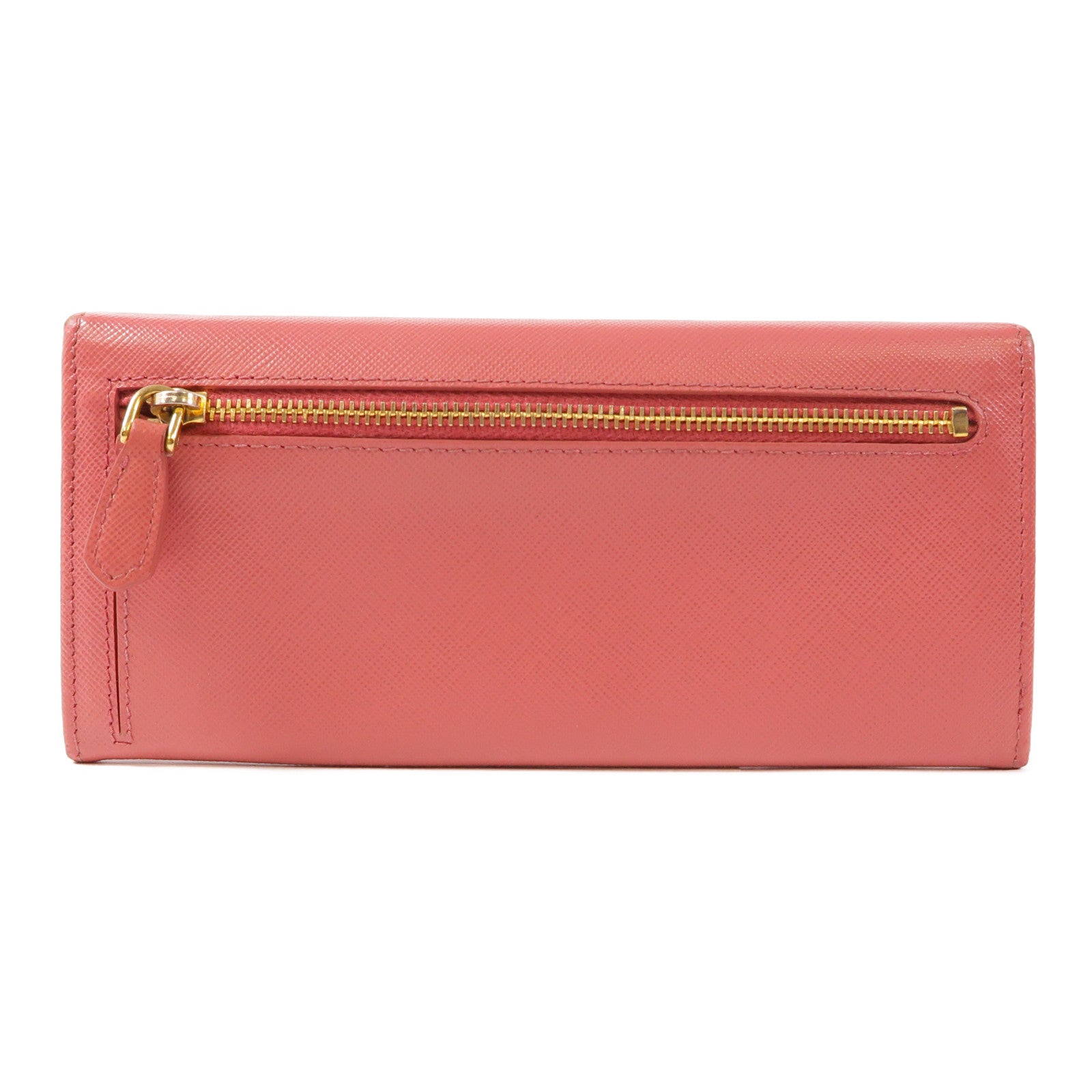 PRADA 牛皮皮革Long Wallet金扣長錢包