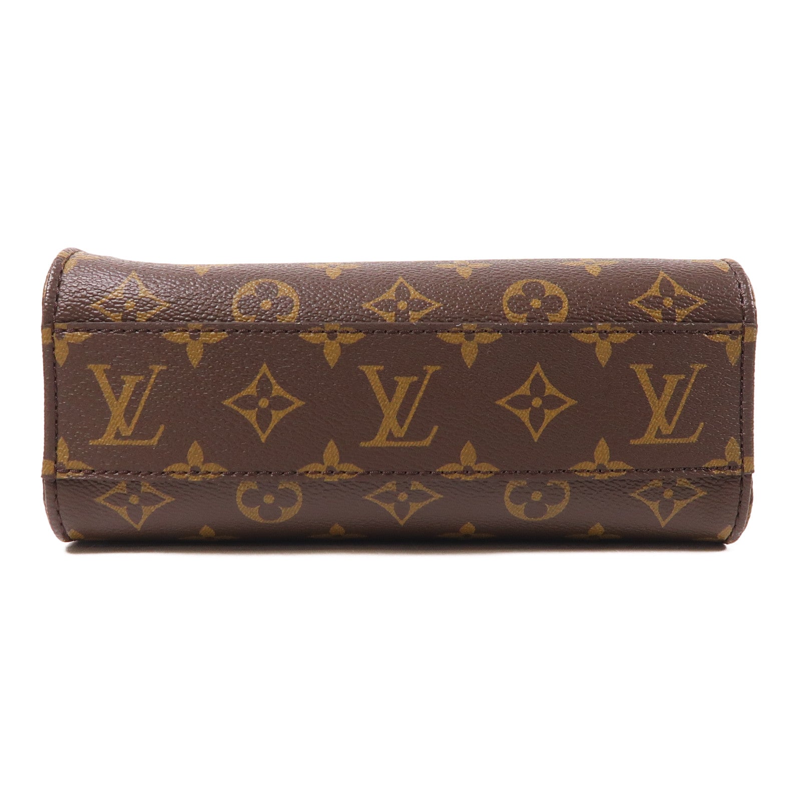 LOUIS VUITTON LV GHW Sac Plat BB 2 Way Shoulder Bag M46265 Monogram Brown