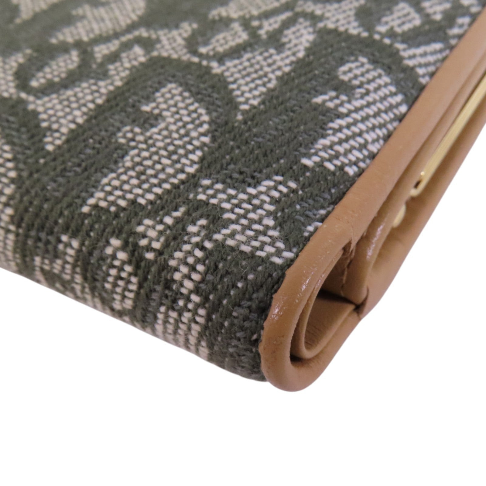 Dior Oblique帆布Short Wallet金扣短錢包