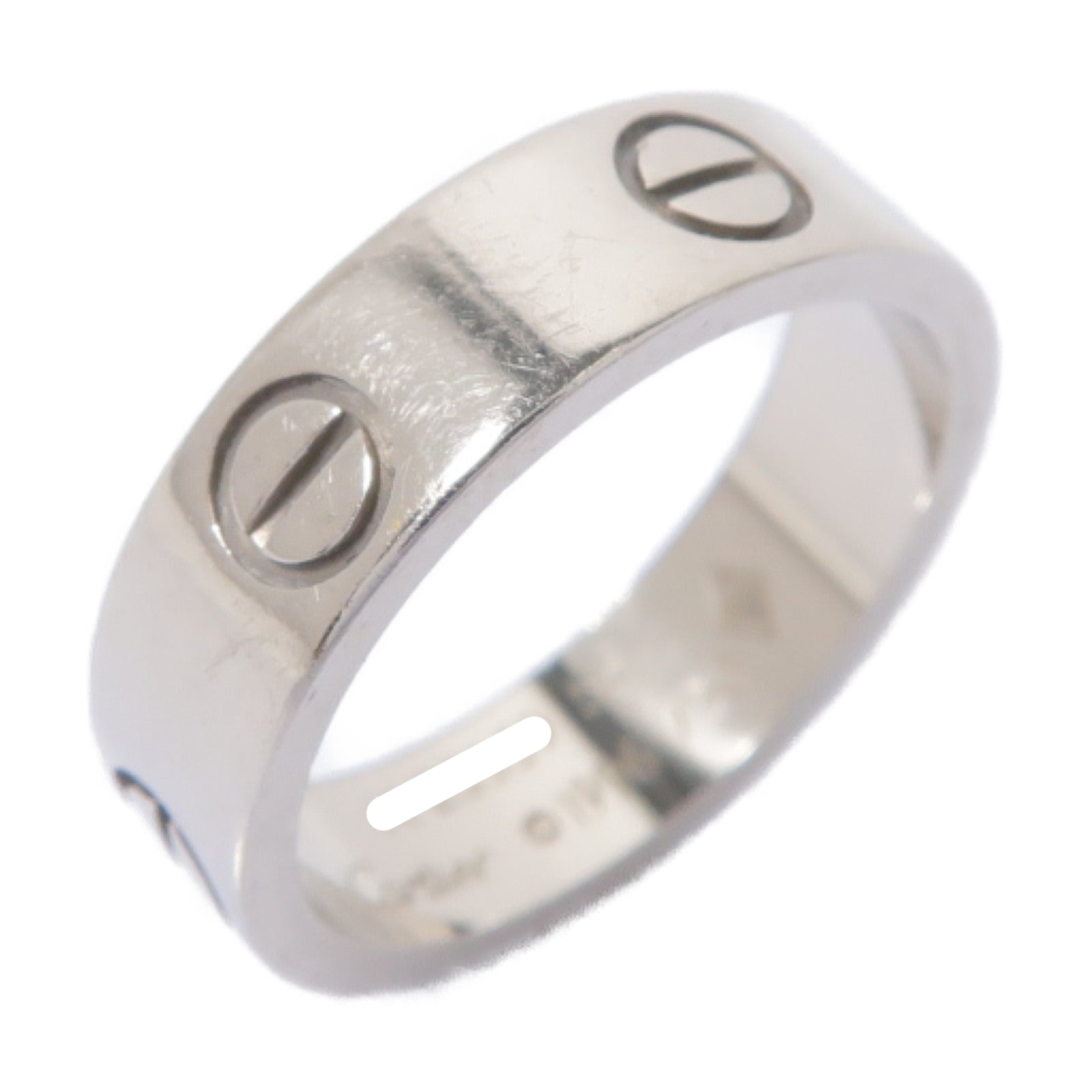 CARTIER 18K白金Love Ring戒指Cartier#53/US#6.25