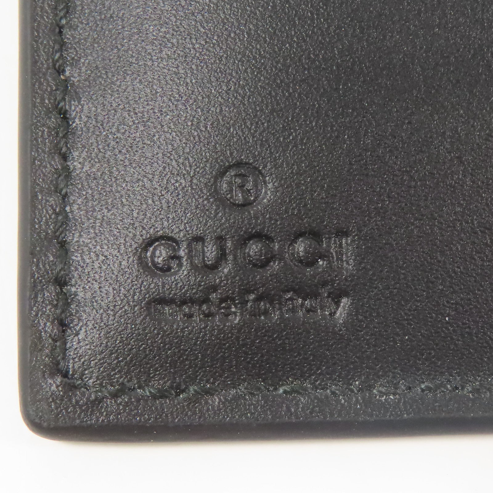 GUCCI 塗層帆布Bee Wallet錢包