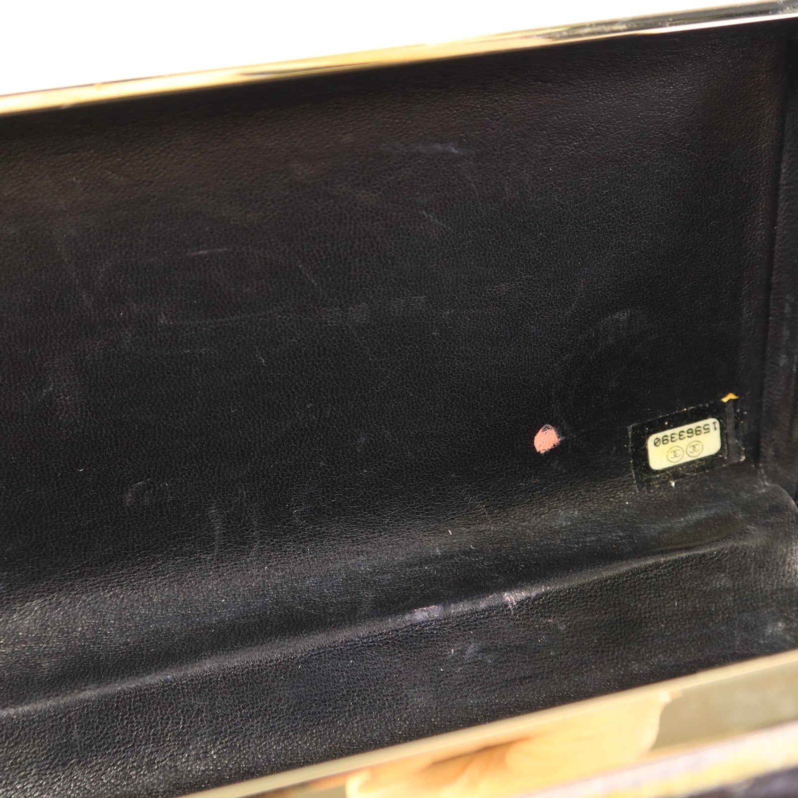 CHANEL 蛇皮皮革Clutch Bag金扣手拿包