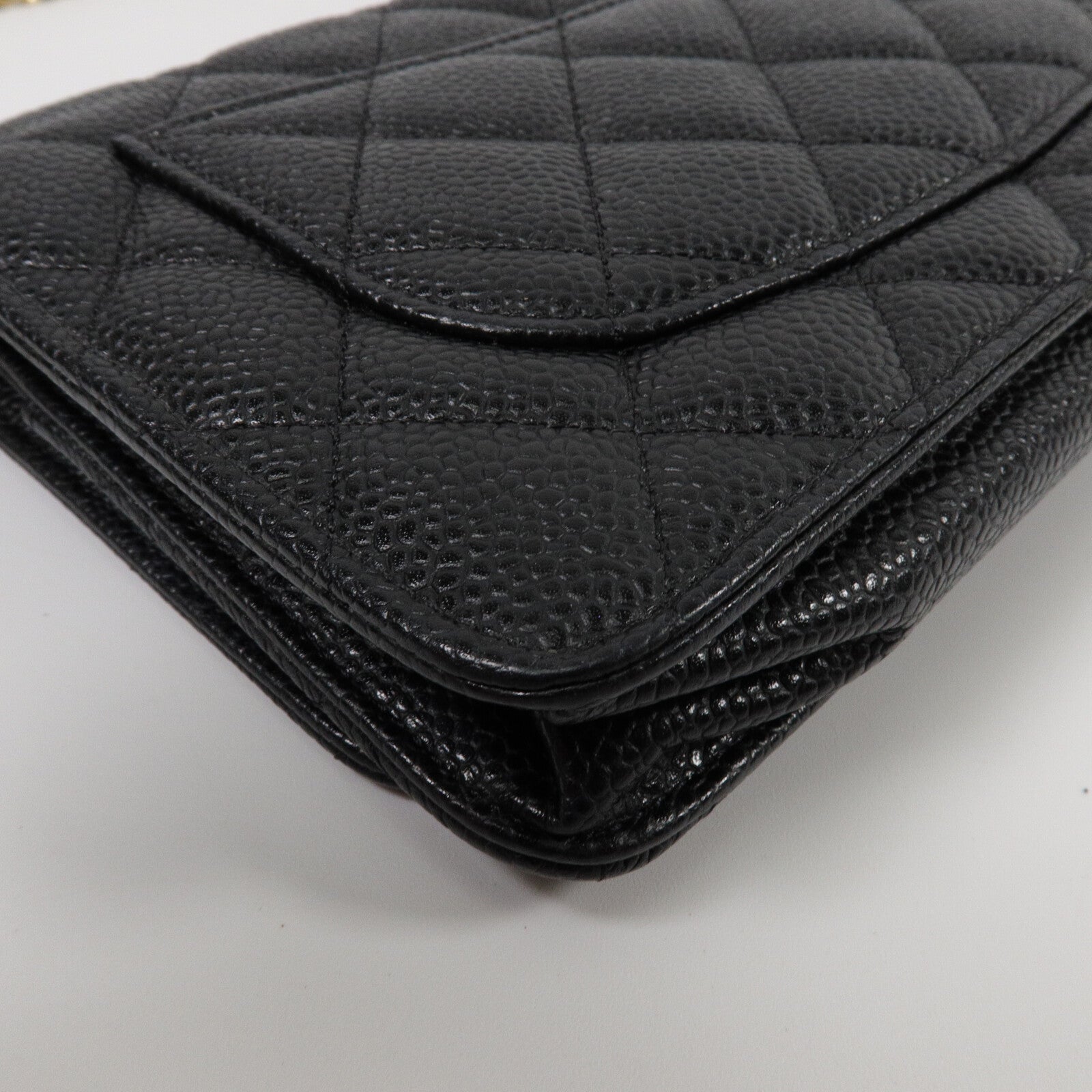 CHANEL 牛皮皮革Wallet On Chain鏈帶肩背袋