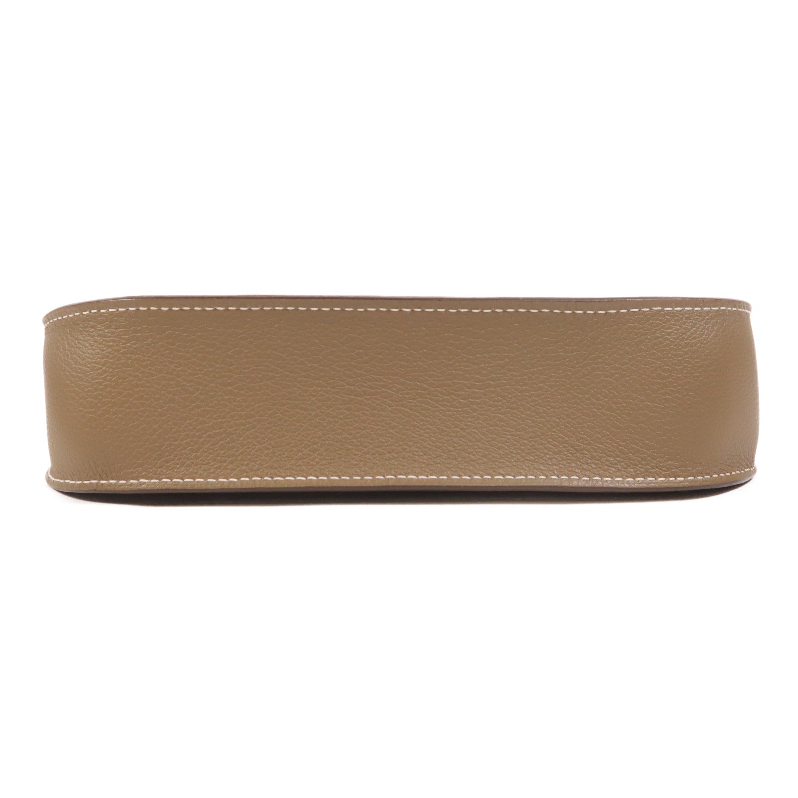 HERMES Evercolor皮革Mini Jypsiere金扣肩背袋Etoupe