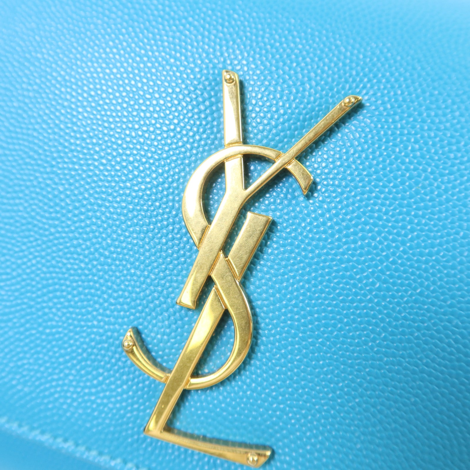 SAINT LAURENT 牛皮皮革Clutch Bag金扣手拿包