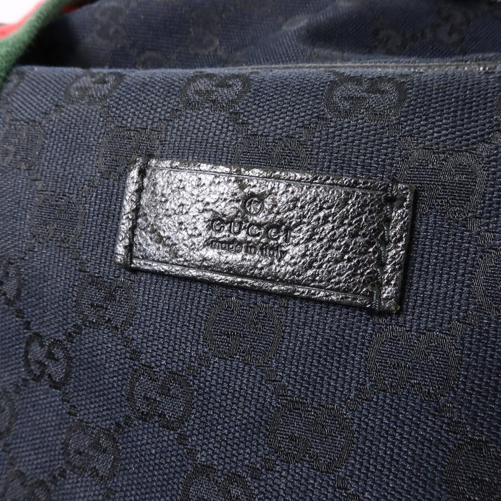 GUCCI 帆布Boston Bag肩背袋