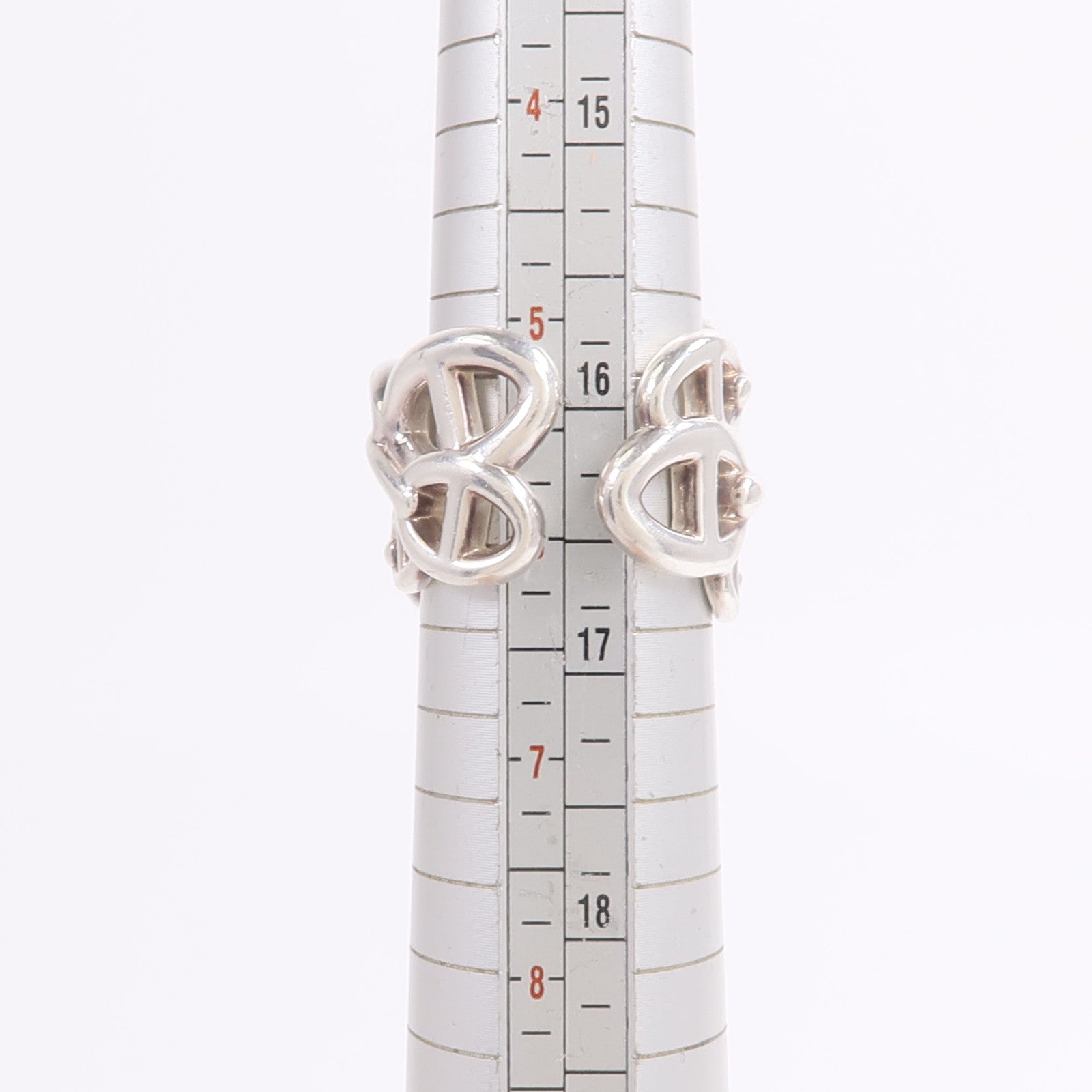 HERMES 925純銀Chaine d'ancre Enchainee Ring戒指