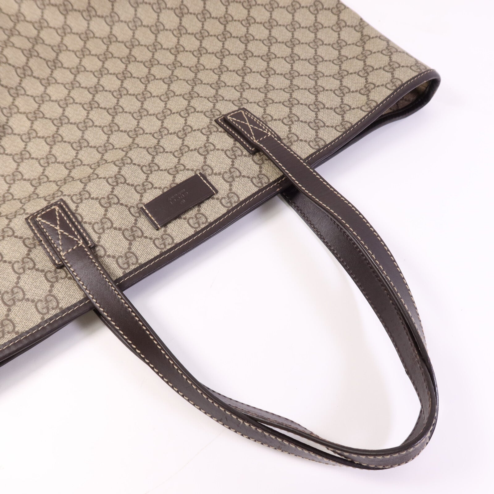 GUCCI 塗層帆布Shoulder Bag銀扣肩背袋