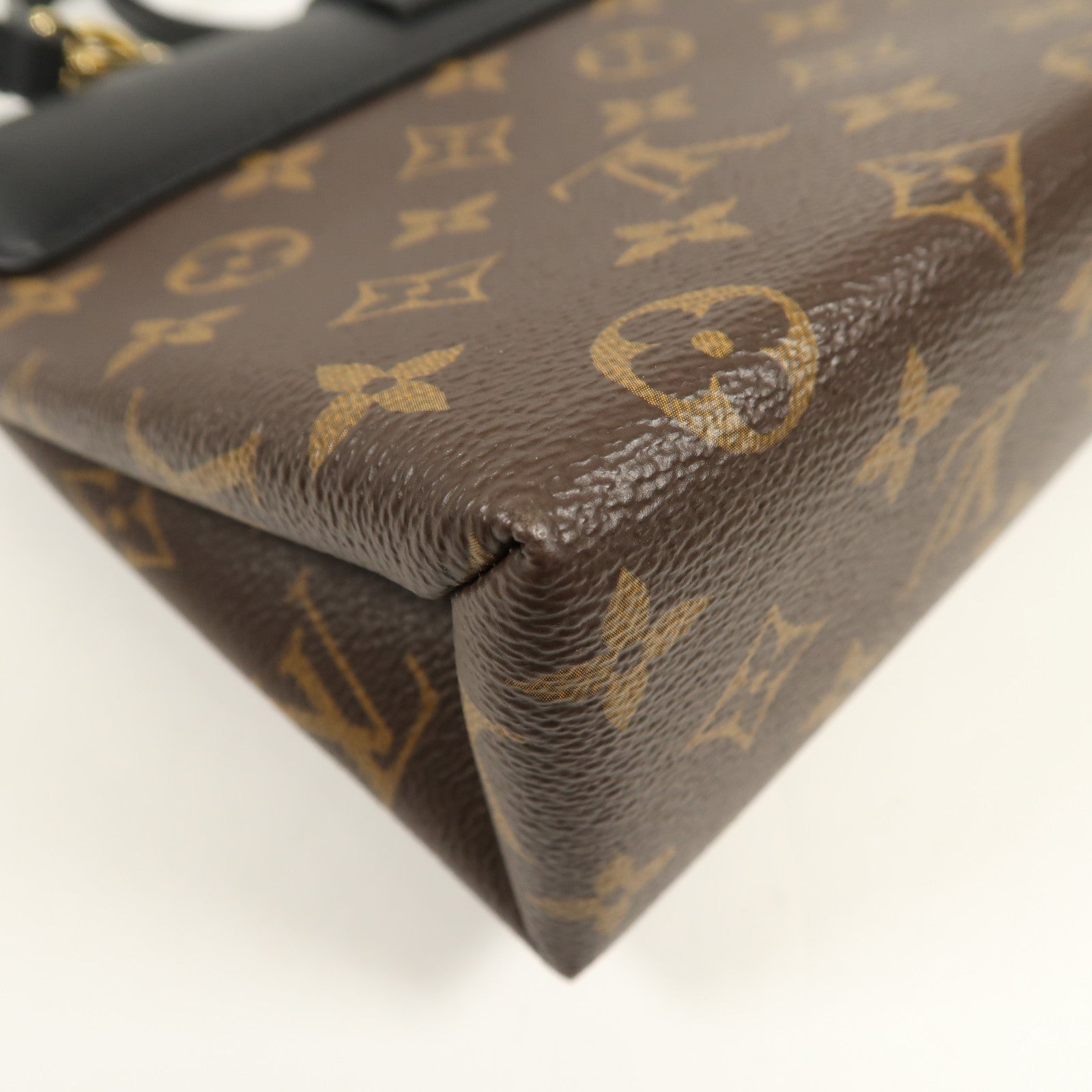 LOUIS VUITTON LV GHW Locky BB 2way Shoulder Handbag M44141 Monogram Brown/Black