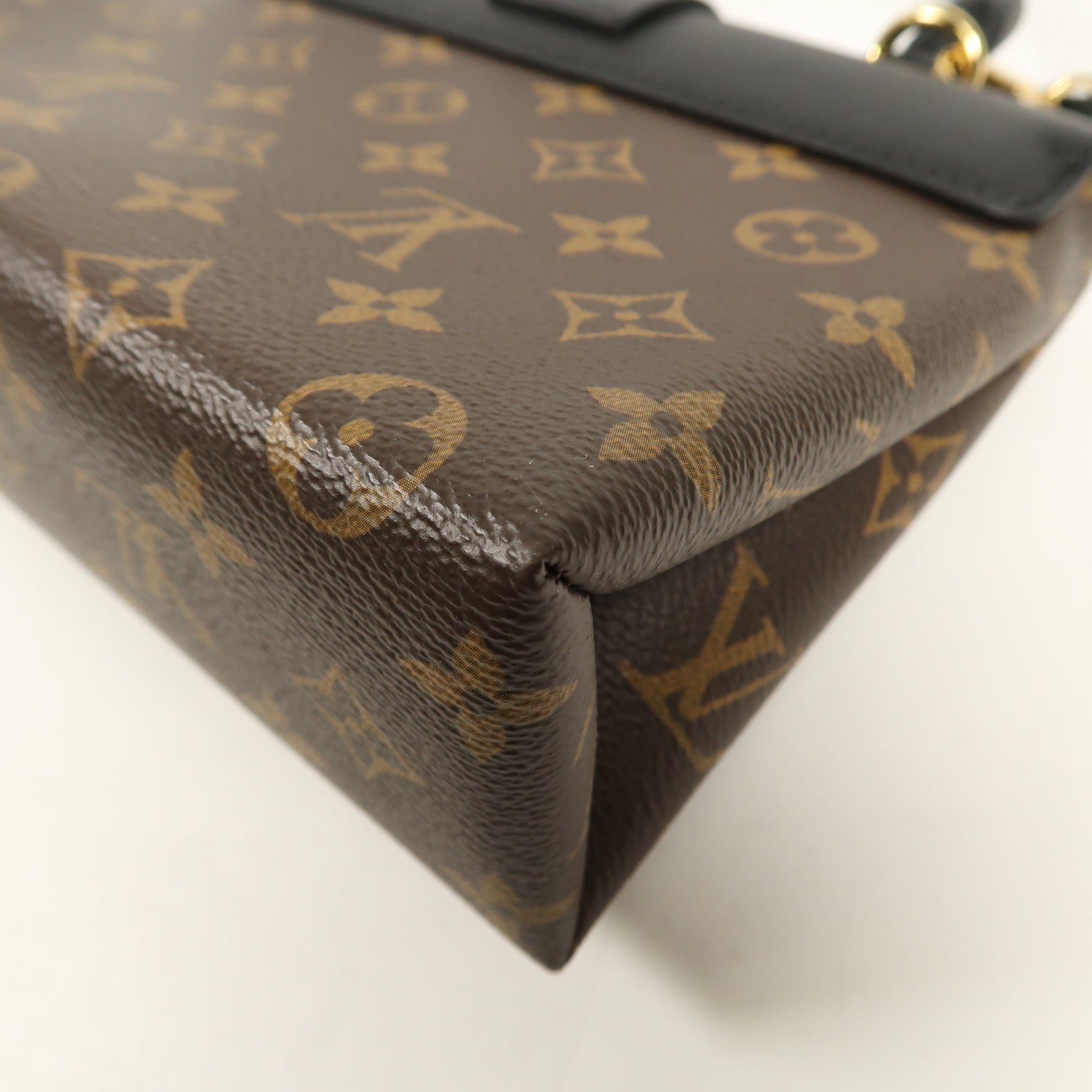 LOUIS VUITTON LV GHW Locky BB 2way Shoulder Handbag M44141 Monogram Brown/Black