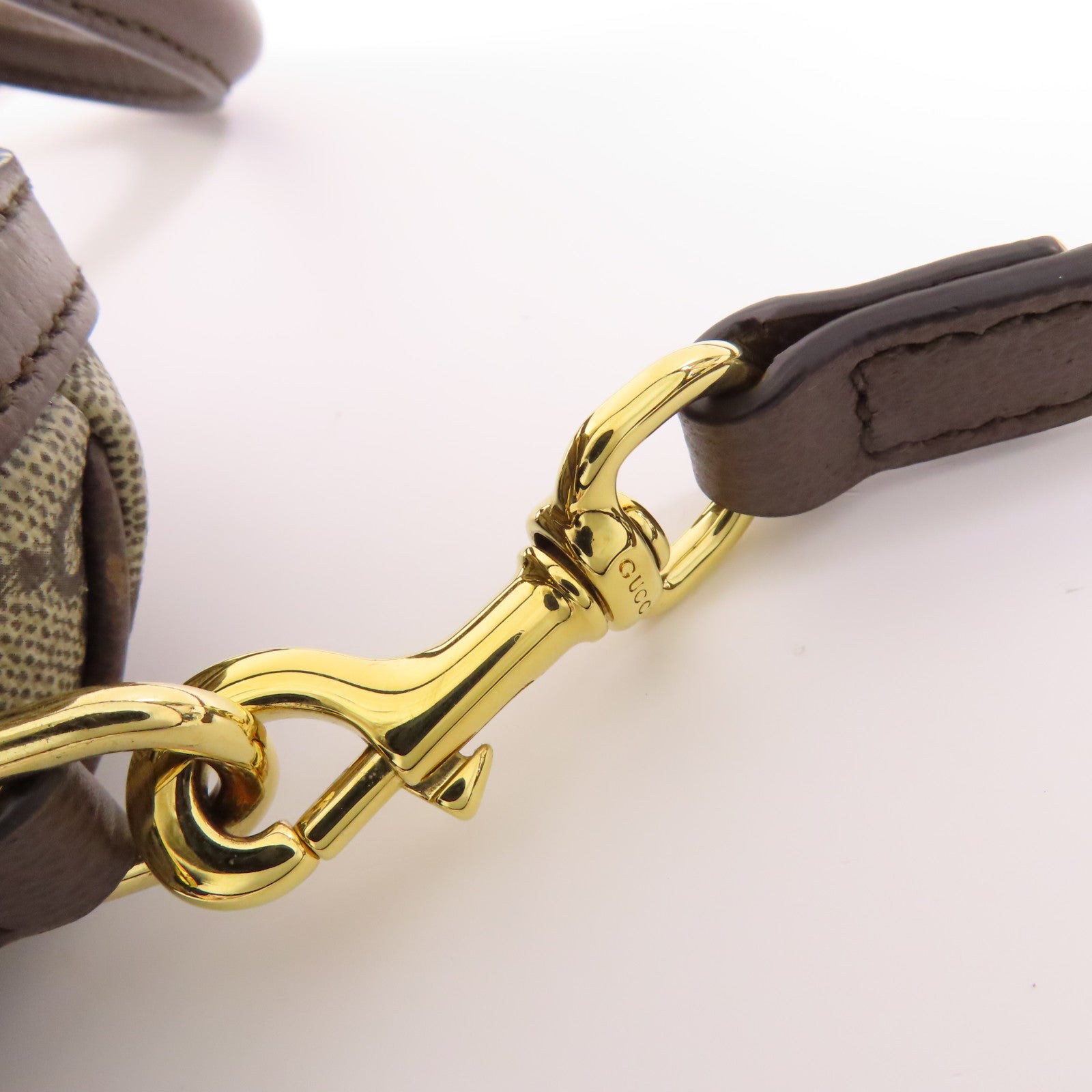 GUCCI 塗層帆布Ophidia GG Mini金扣手挽肩背兩用袋