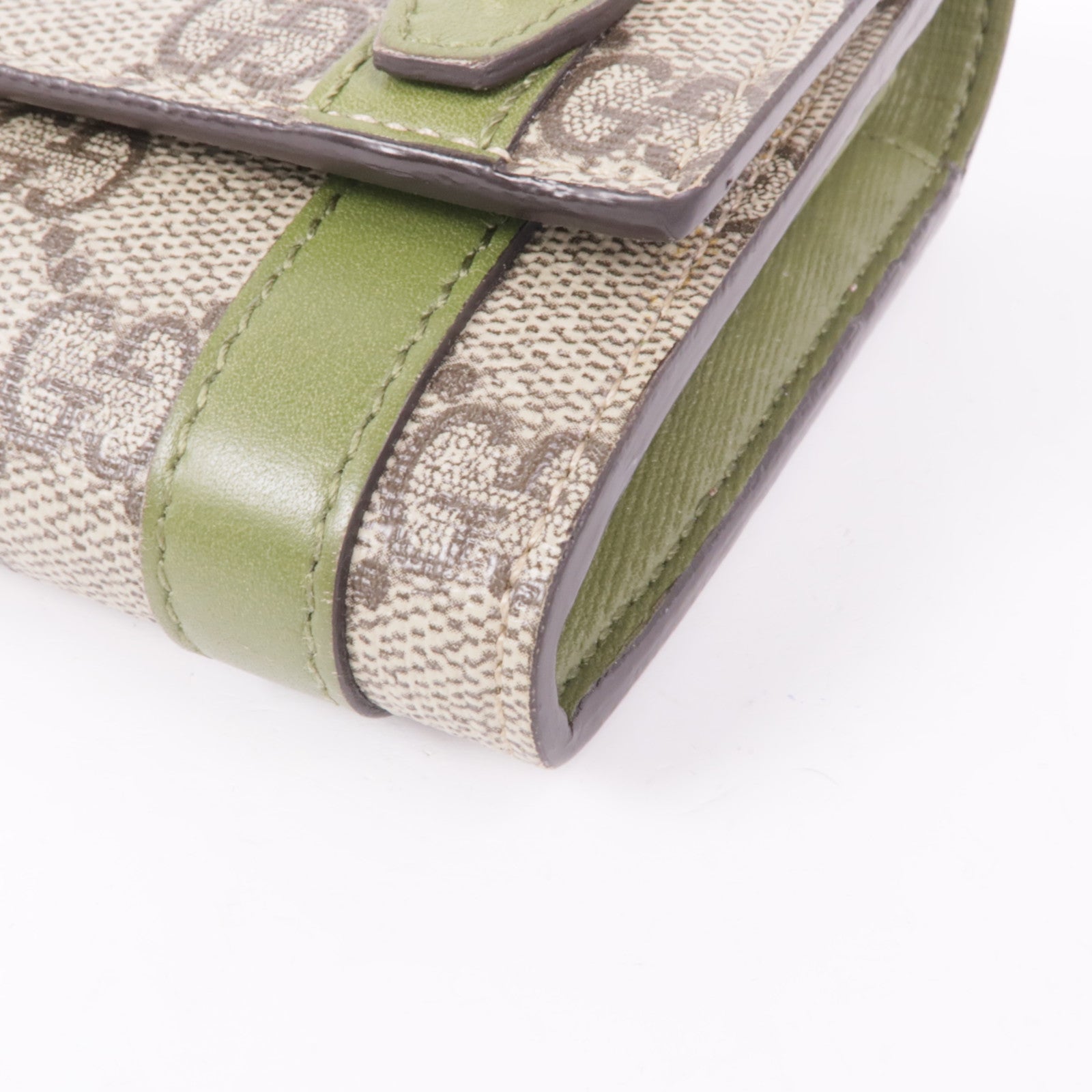 GUCCI 塗層帆布Long Wallet金扣長錢包