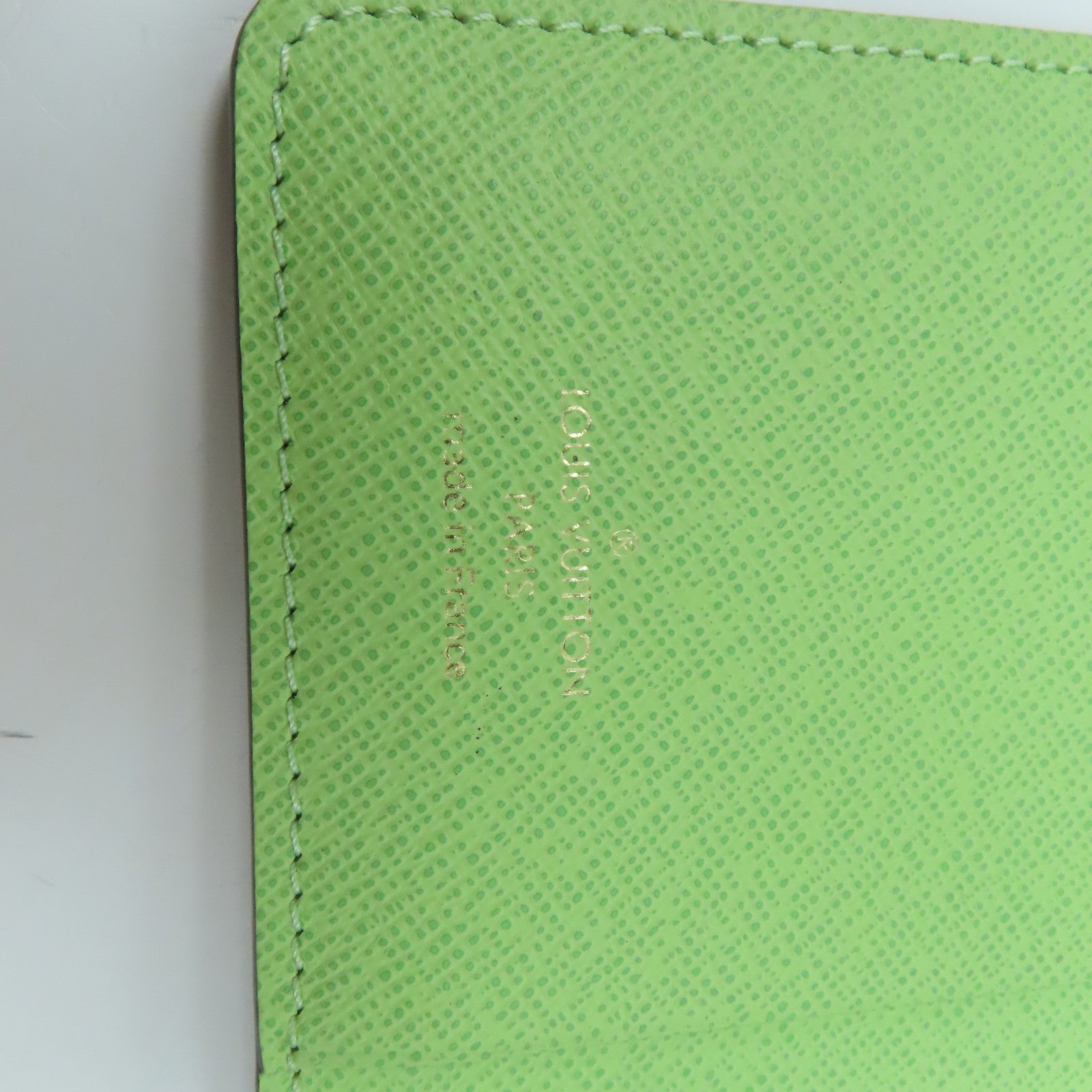 LOUIS VUITTON Monogram Book Case書套啡色/綠色