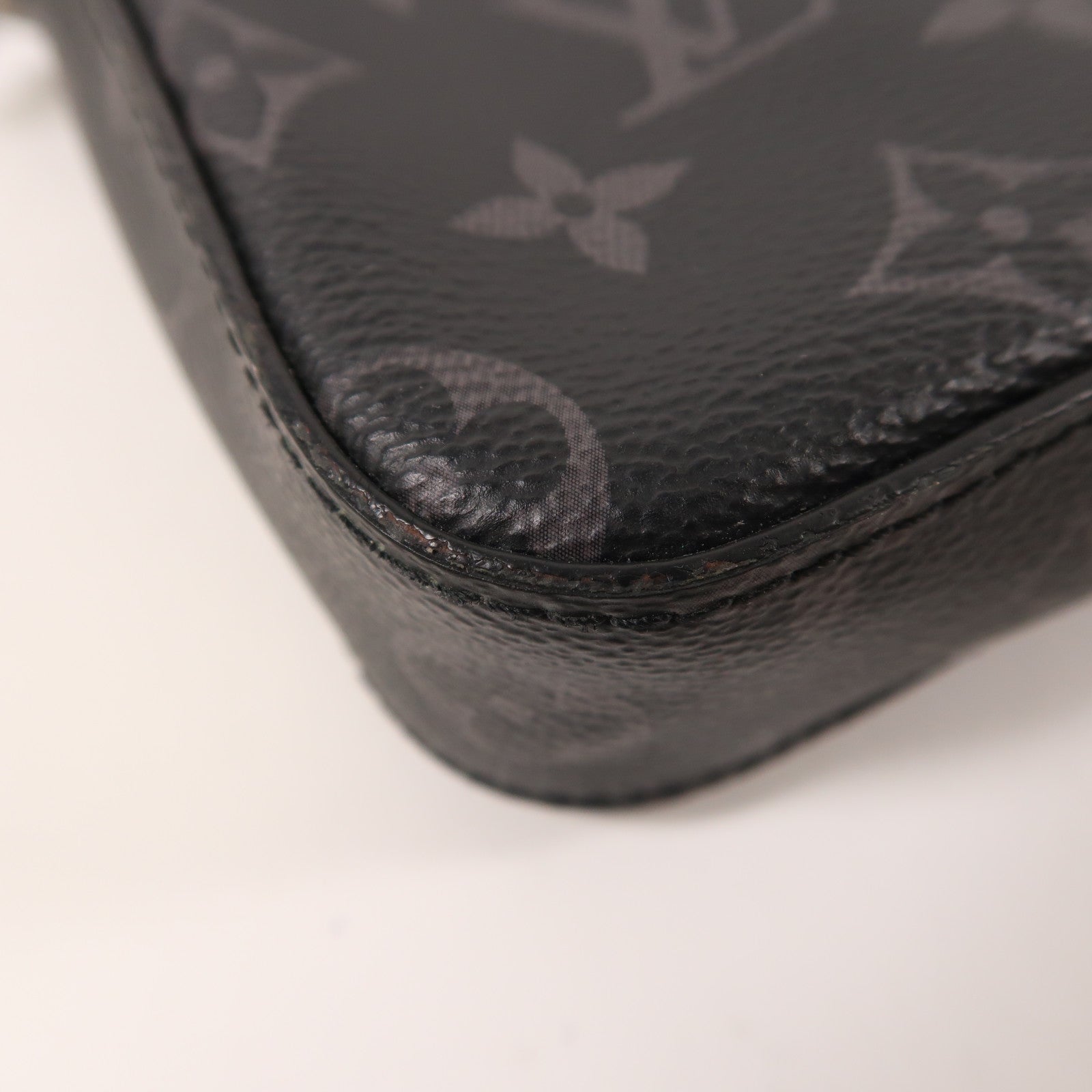 LOUIS VUITTON Monogram Eclipse Reverse Trio Messenger肩背袋