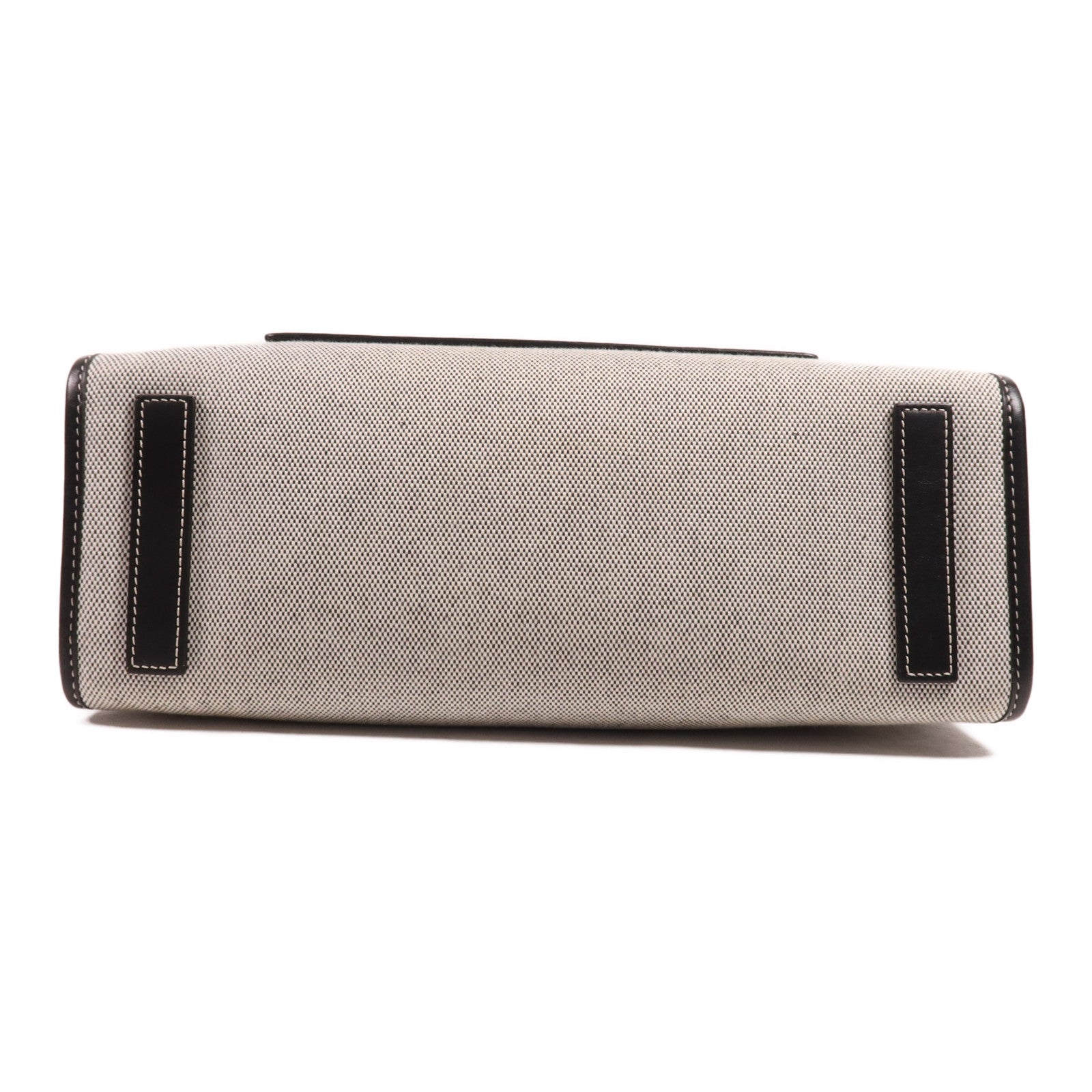 BURBERRY 帆布/皮革Freya Tote金扣肩背袋