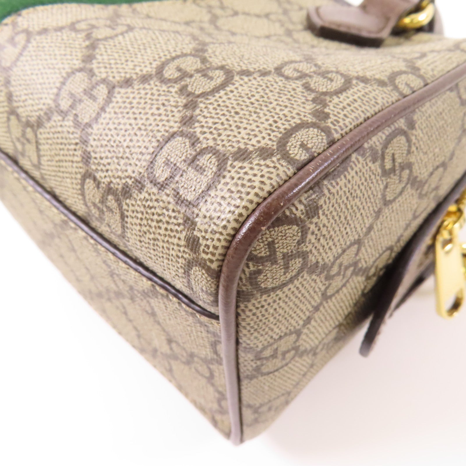 GUCCI 塗層帆布Ophidia GG Mini金扣手挽肩背兩用袋