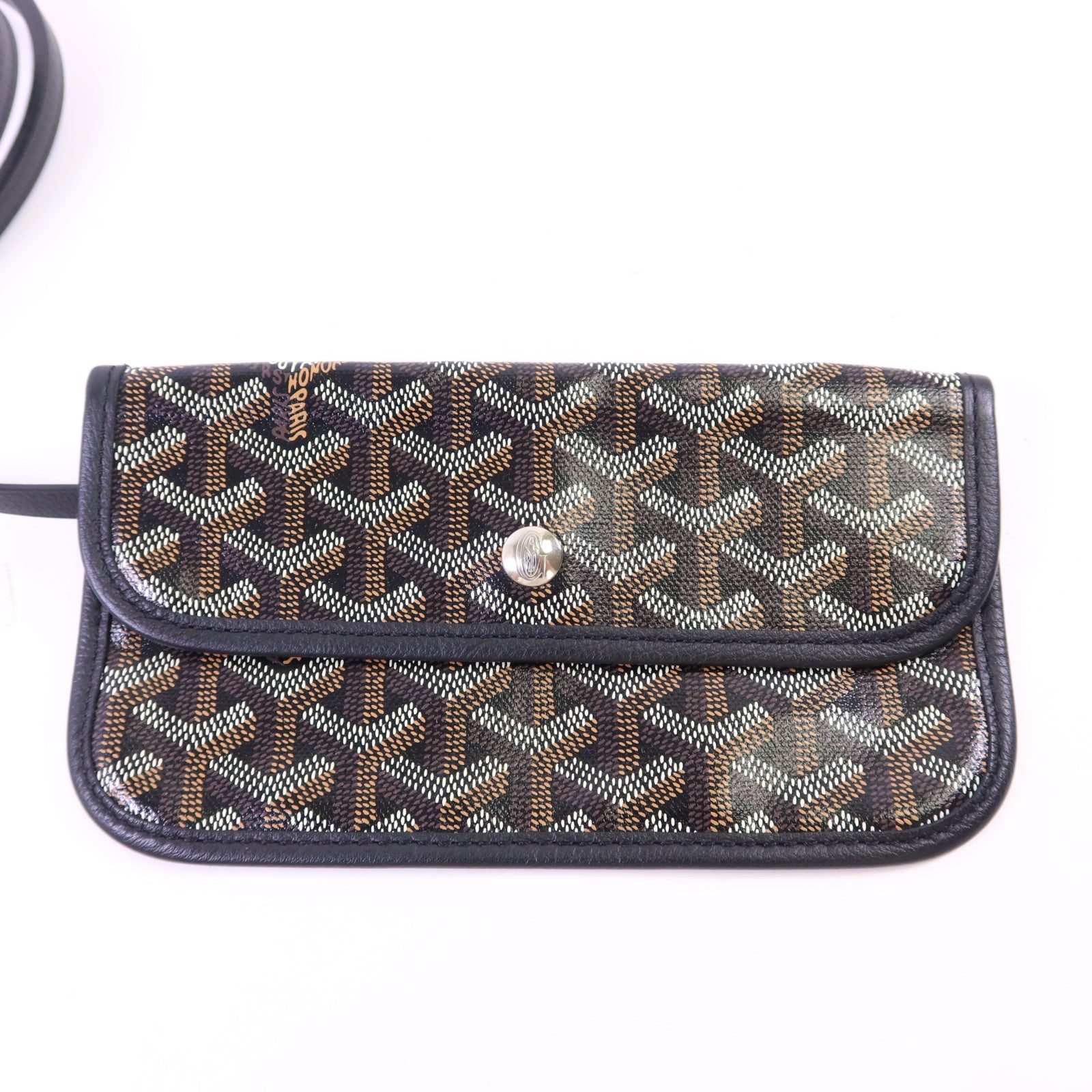 GOYARD 塗層帆布Saint Louis PM銀扣手挽袋