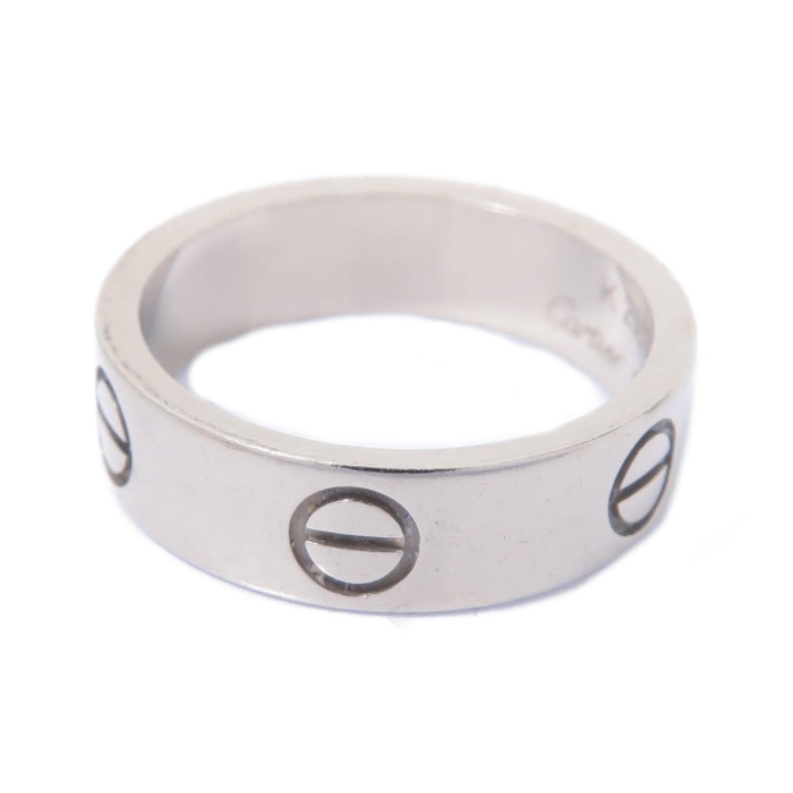 CARTIER 18K白金Love Ring戒指Cartier#53/US#6.25