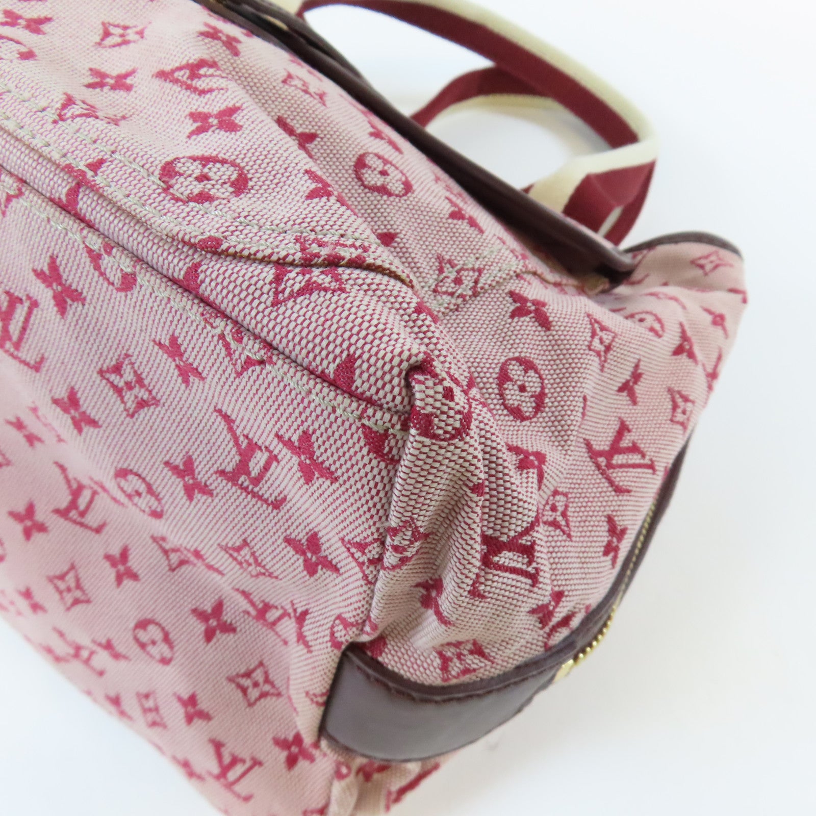LOUIS VUITTON 【激減優惠】Monogram Mini Sac Marie Kate金扣手挽袋粉紅色