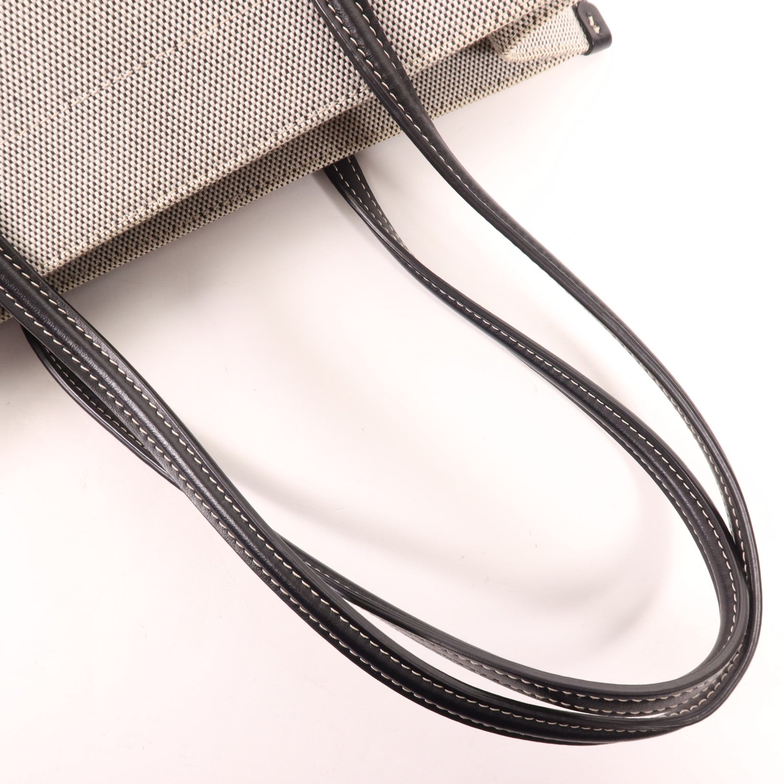 BURBERRY 帆布/皮革Freya Tote金扣肩背袋