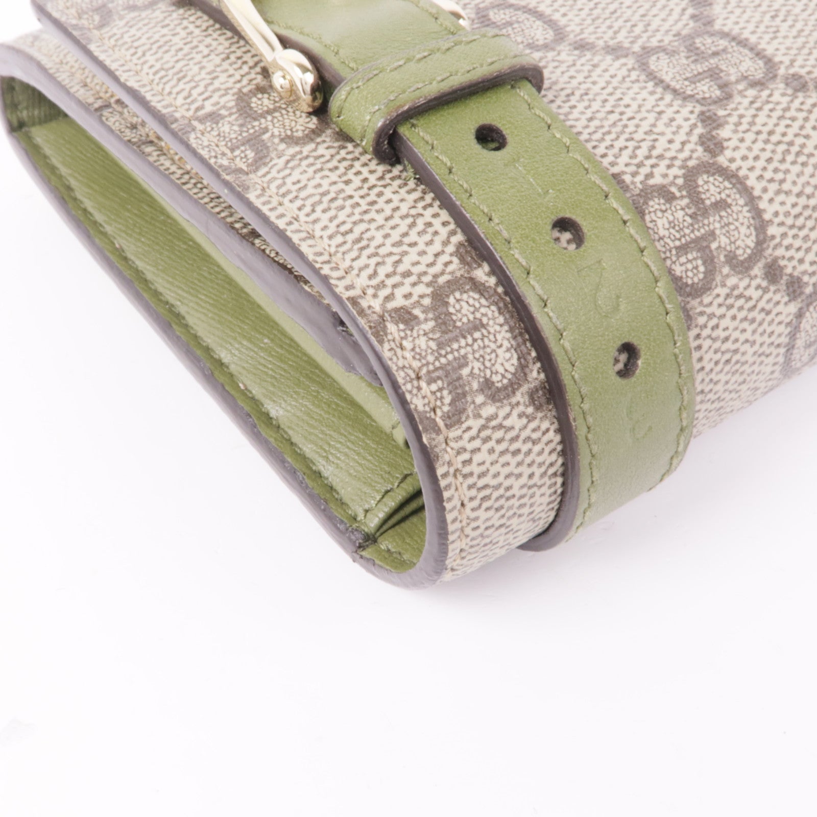 GUCCI 塗層帆布Long Wallet金扣長錢包