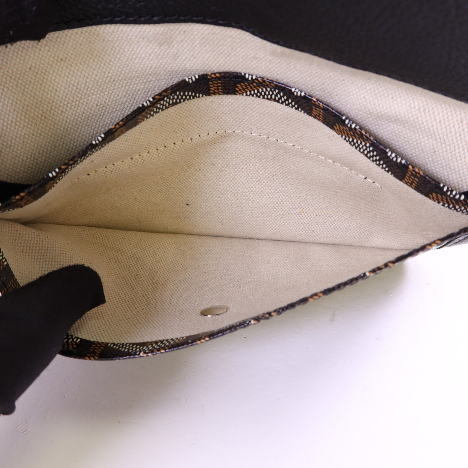 GOYARD 塗層帆布Saint Louis PM銀扣手挽袋