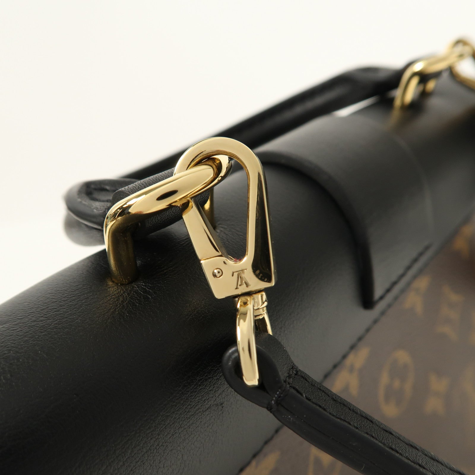 LOUIS VUITTON LV GHW Locky BB 2way Shoulder Handbag M44141 Monogram Brown/Black