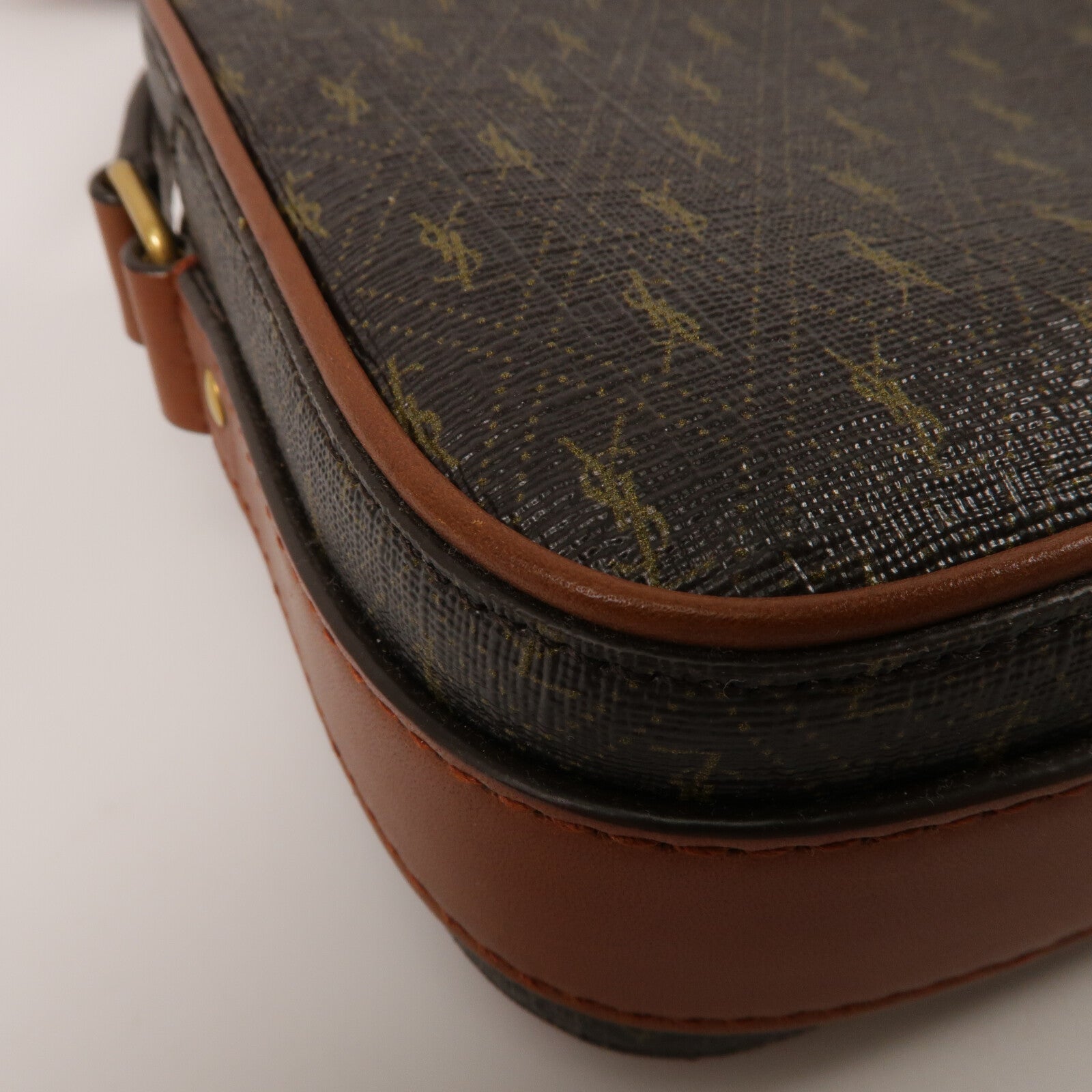 SAINT LAURENT 塗層帆布Camera Bag肩背袋
