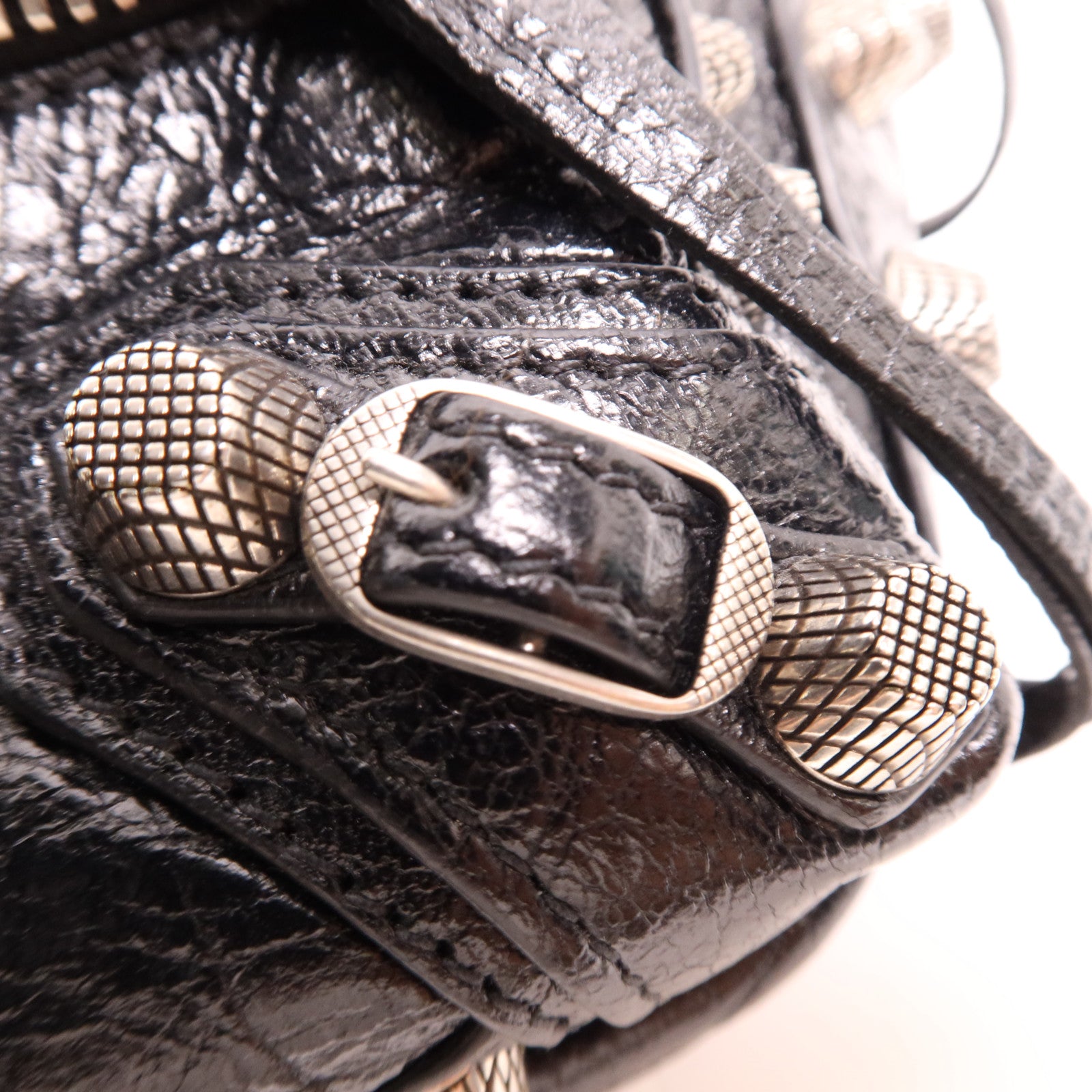 BALENCIAGA 牛皮皮革Cagole Belt Pack銀扣腰包