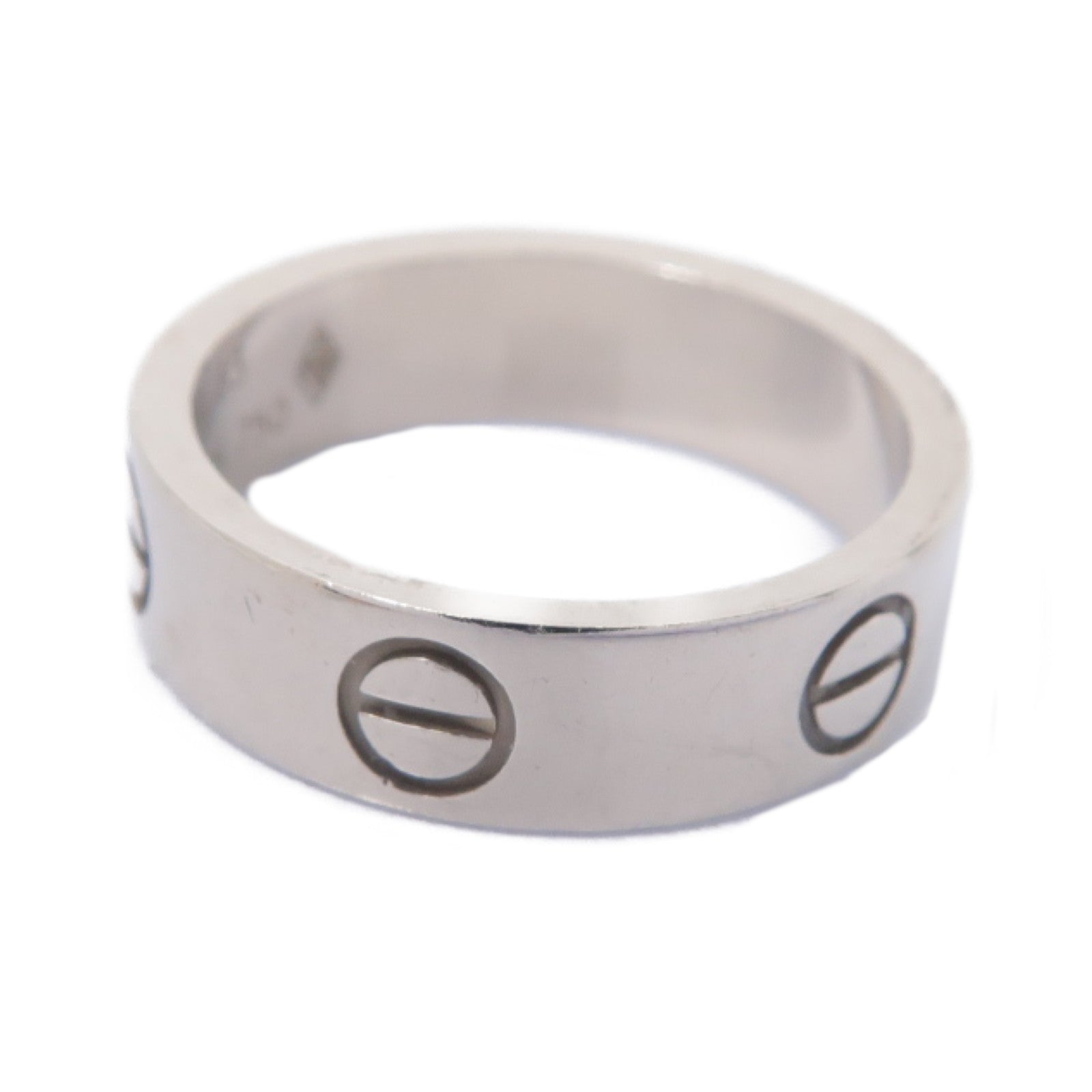 CARTIER 18K白金Love Ring戒指Cartier#53/US#6.25