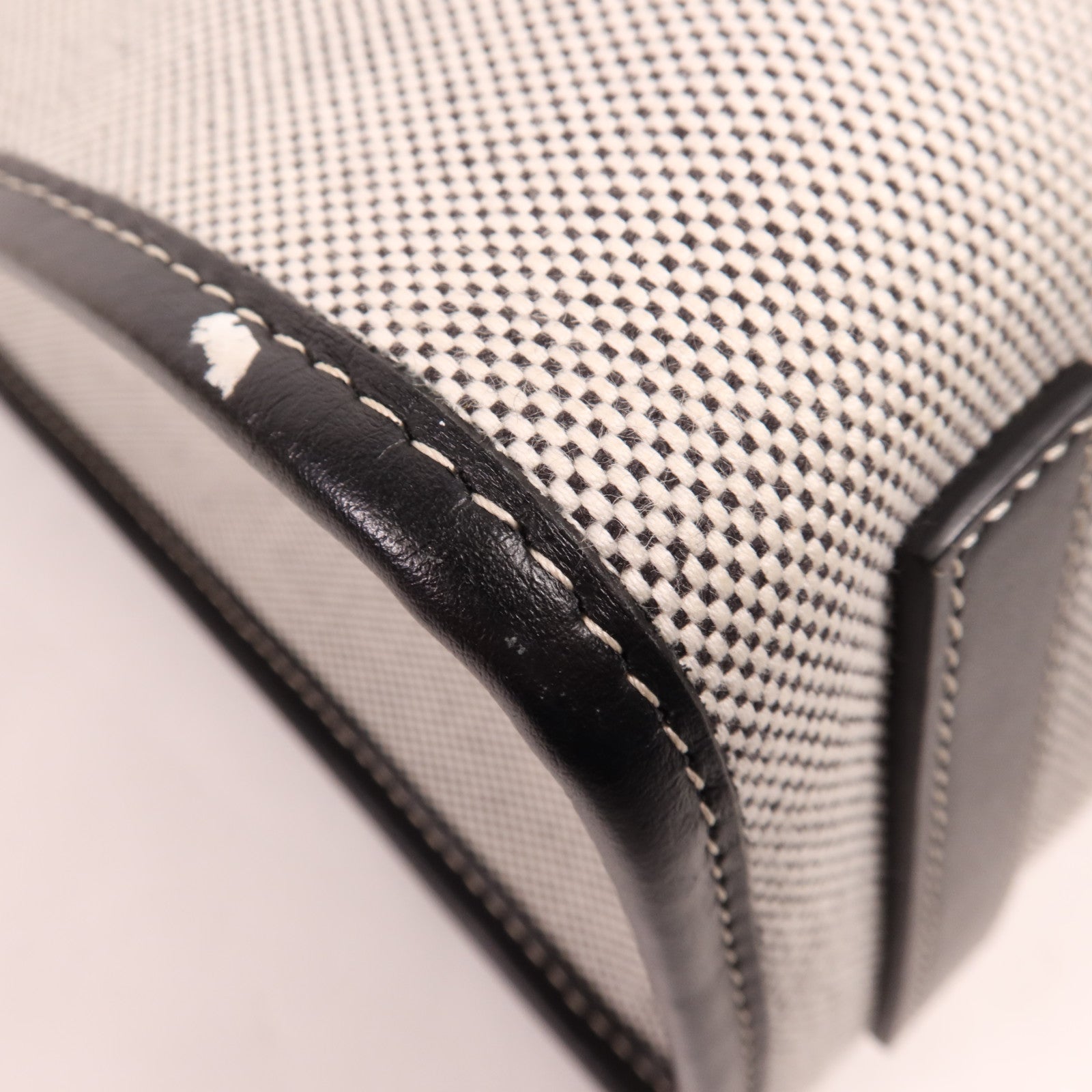 BURBERRY 帆布/皮革Freya Tote金扣肩背袋