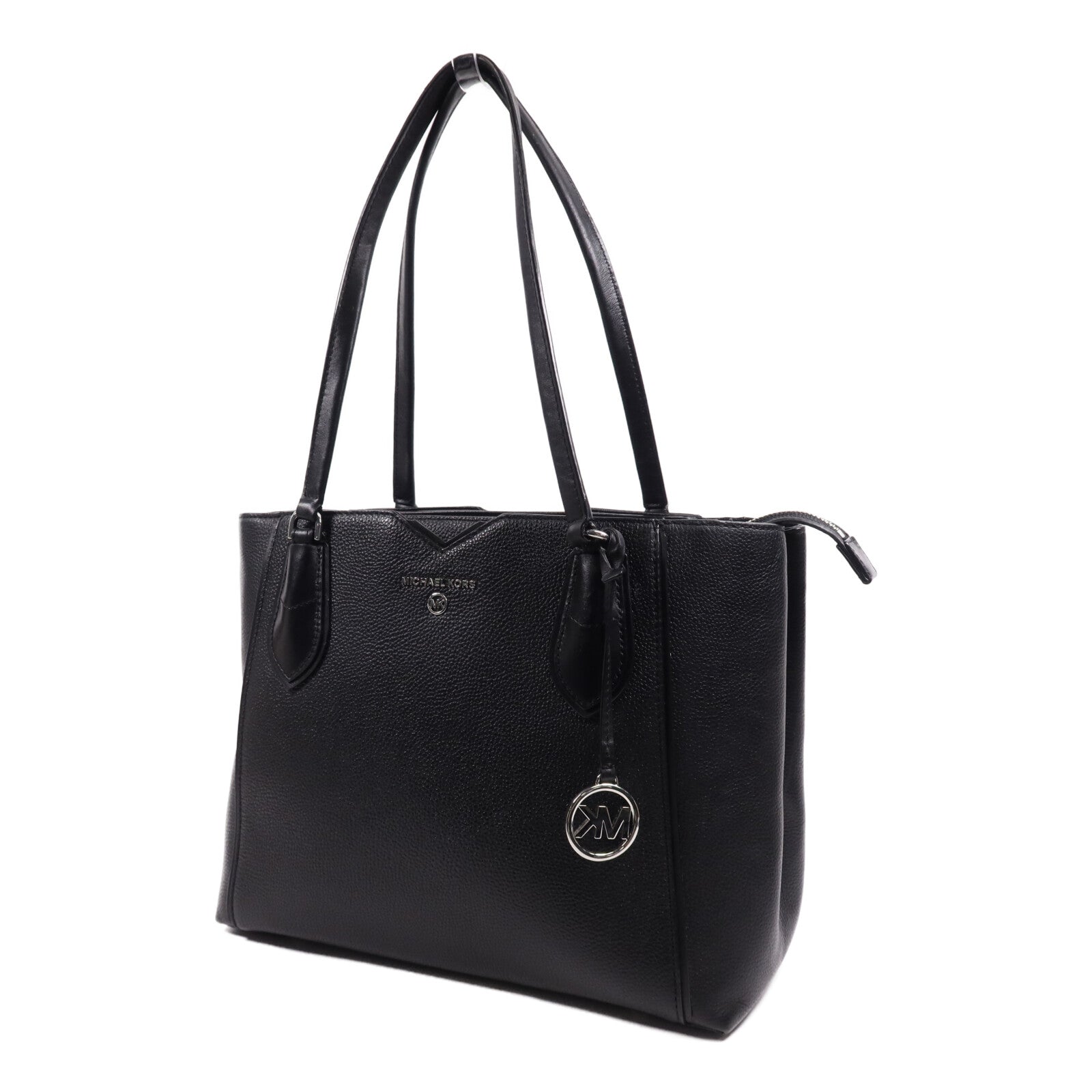 Michael Kors 牛皮皮革Shoulder Bag銀扣肩背袋