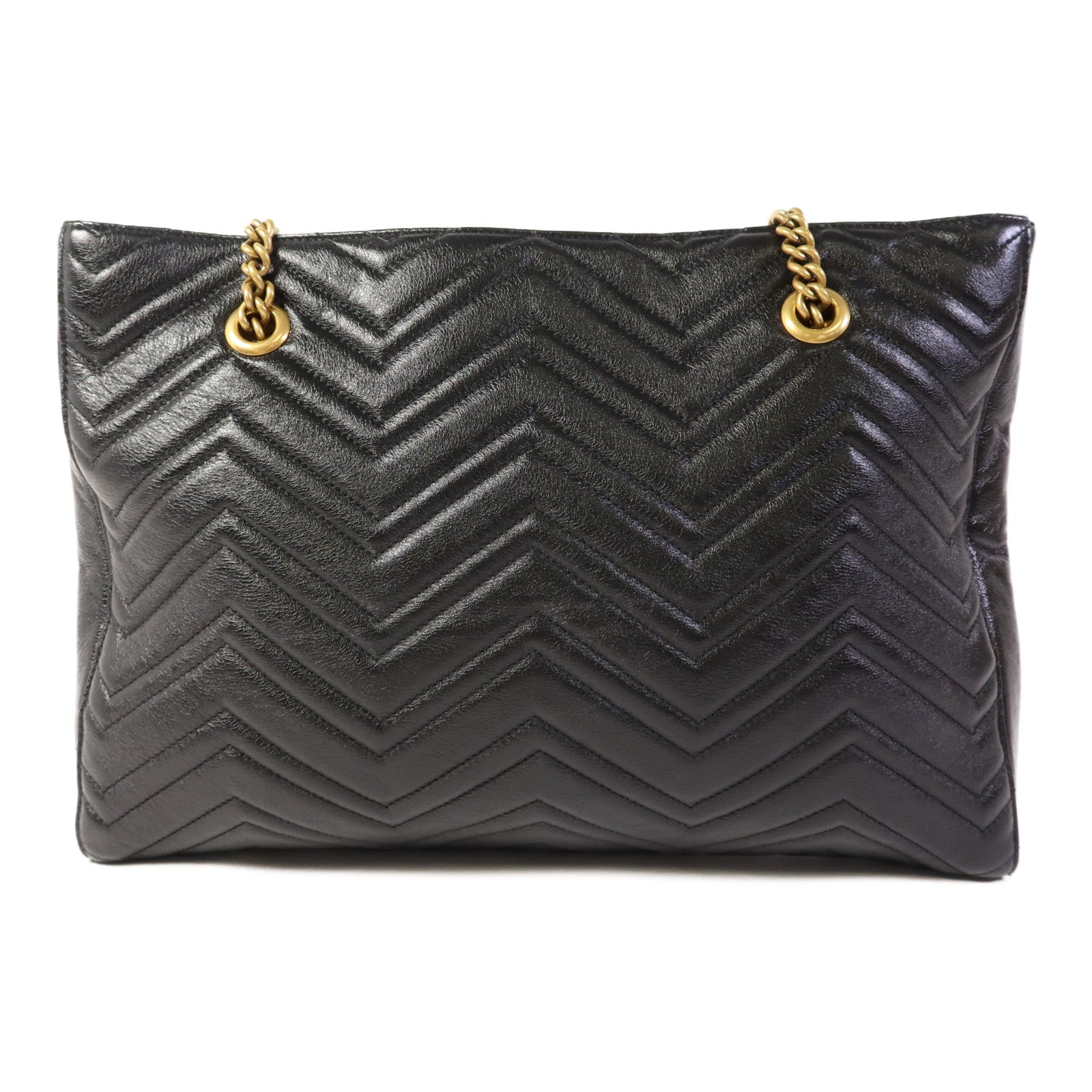 GUCCI 牛皮皮革Shoulder Bag金扣手挽袋