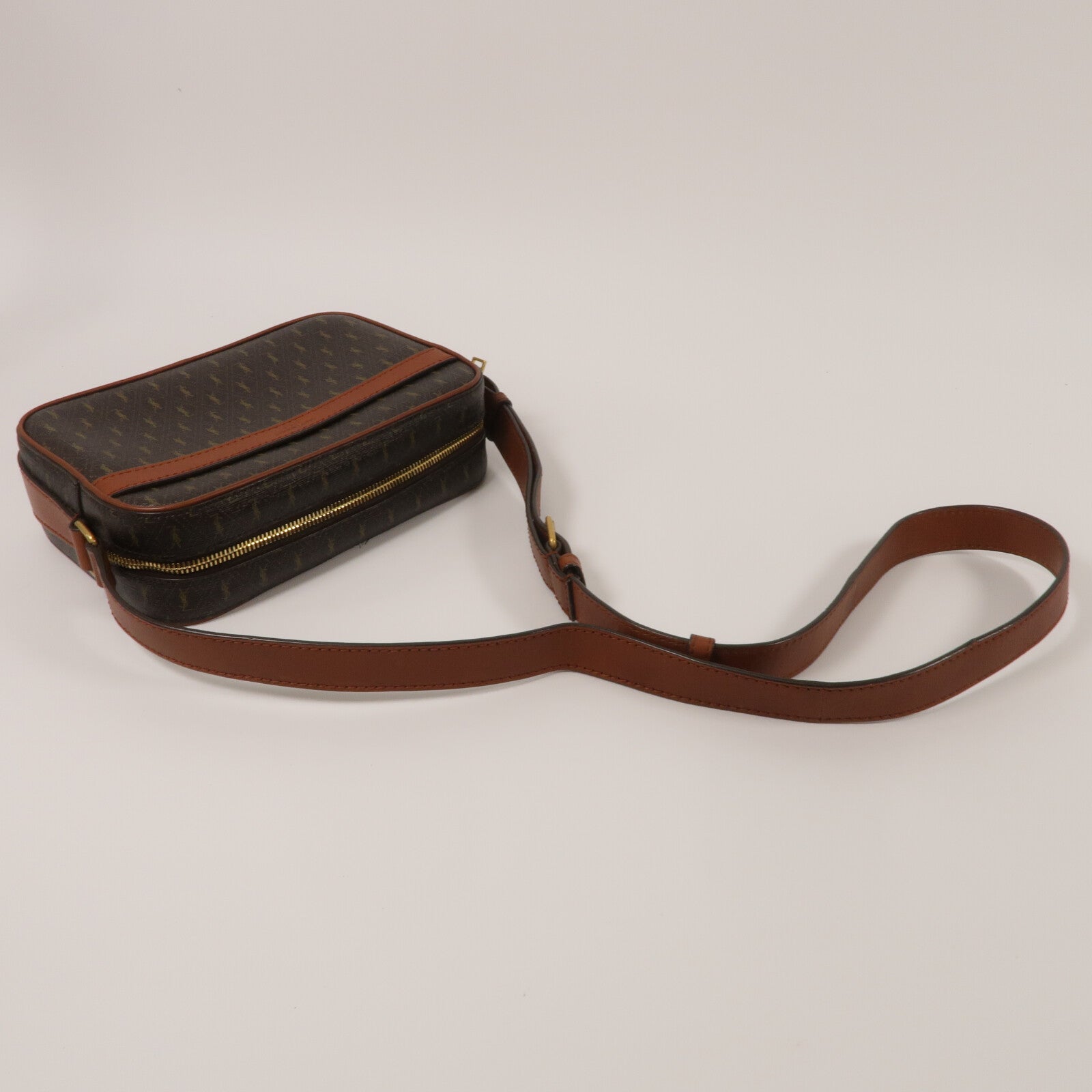 SAINT LAURENT 塗層帆布Camera Bag肩背袋